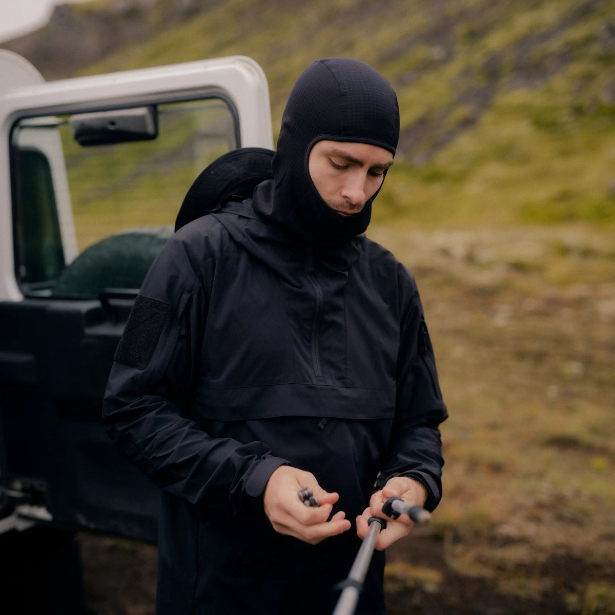Helikon-Tex MISTRAL Soft Shell anorak bunda, PenCott Wildwood – v použití 1
