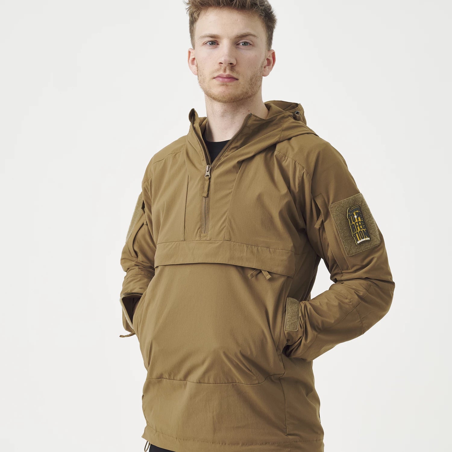 Helikon-Tex MISTRAL Soft Shell anorak bunda, Adaptive Green – detail 2