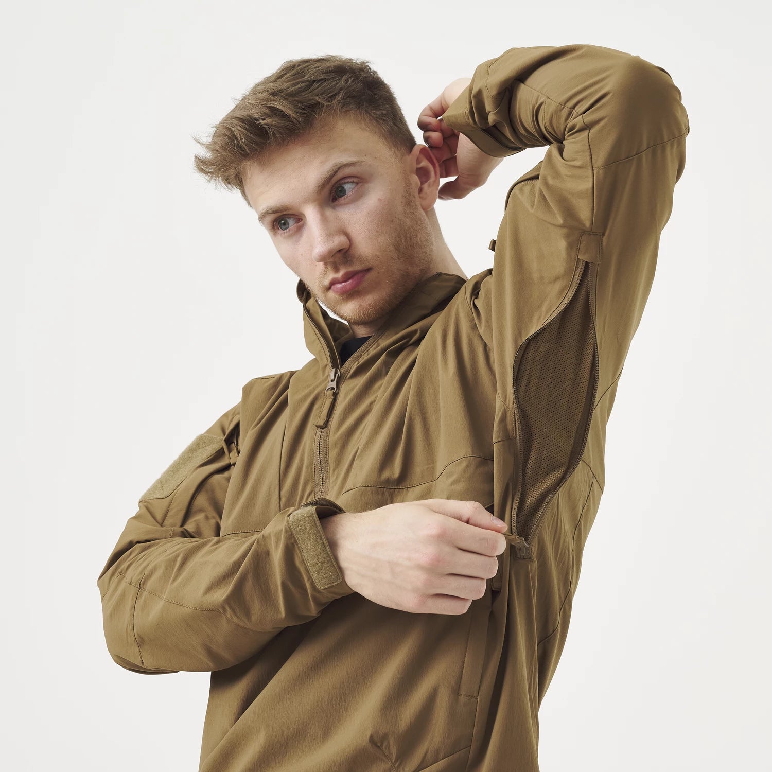 Helikon-Tex MISTRAL Soft Shell anorak bunda, Adaptive Green – detail 7