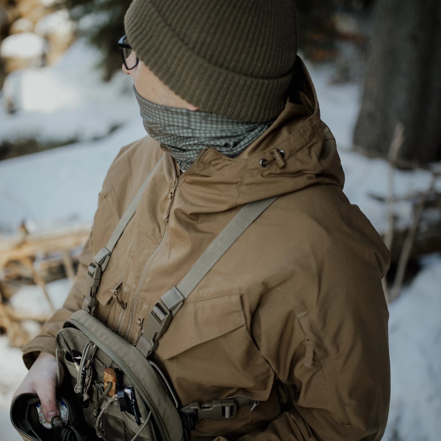 Helikon-Tex Pilgrim Anorak bunda – v použití 2