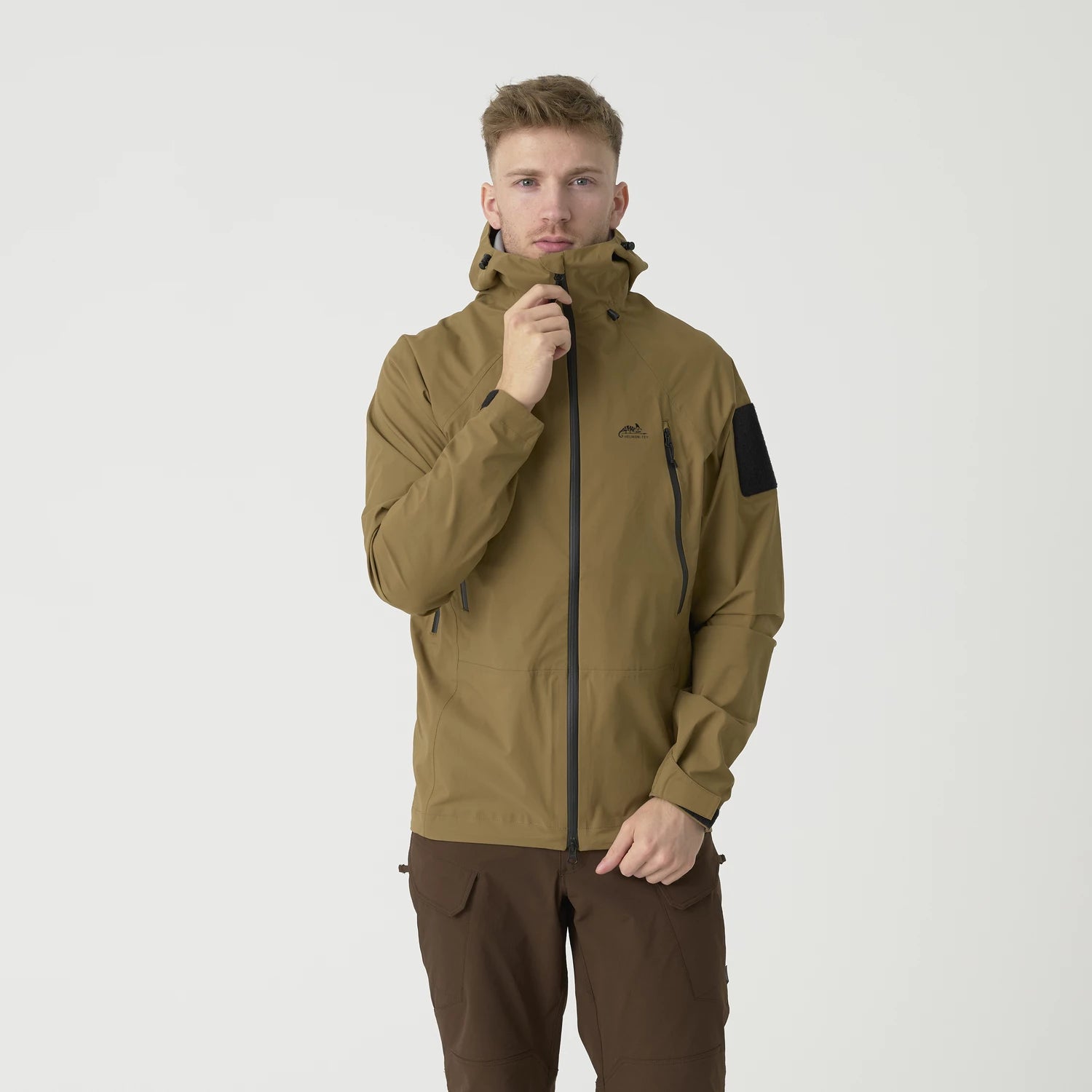 Helikon-Tex SQUALL Hardshell bunda TorrentStretch, Coyote – detail 1