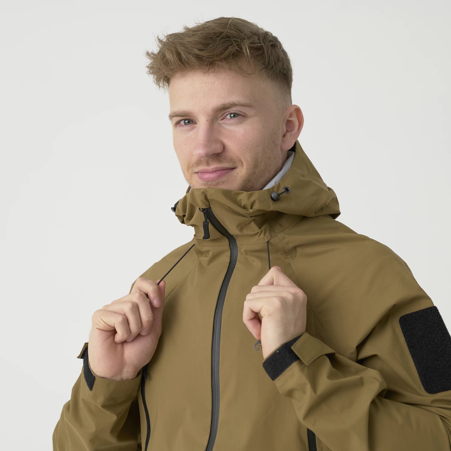 Helikon-Tex SQUALL Hardshell bunda TorrentStretch, Coyote – detail 6