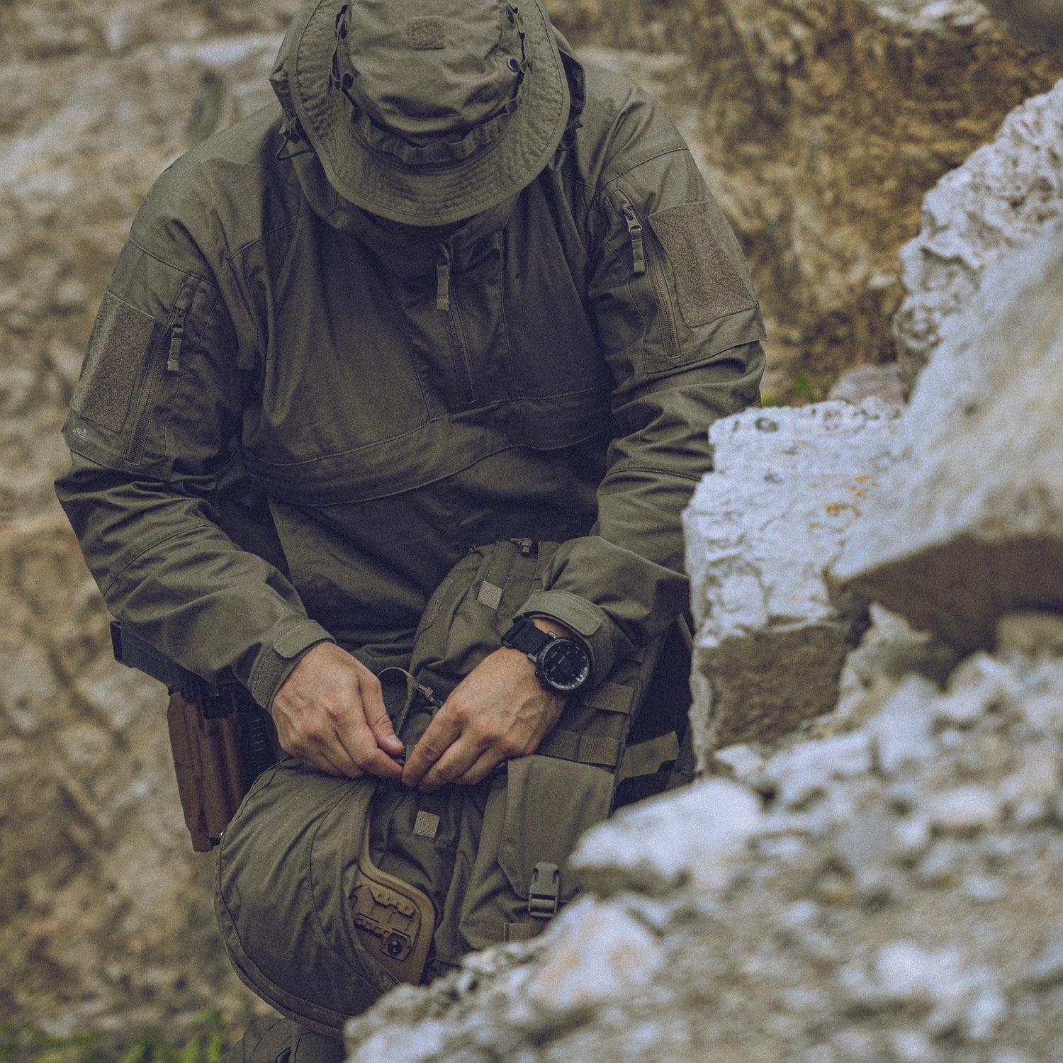 Helikon-Tex Tracer Anorak bunda – v použití 1