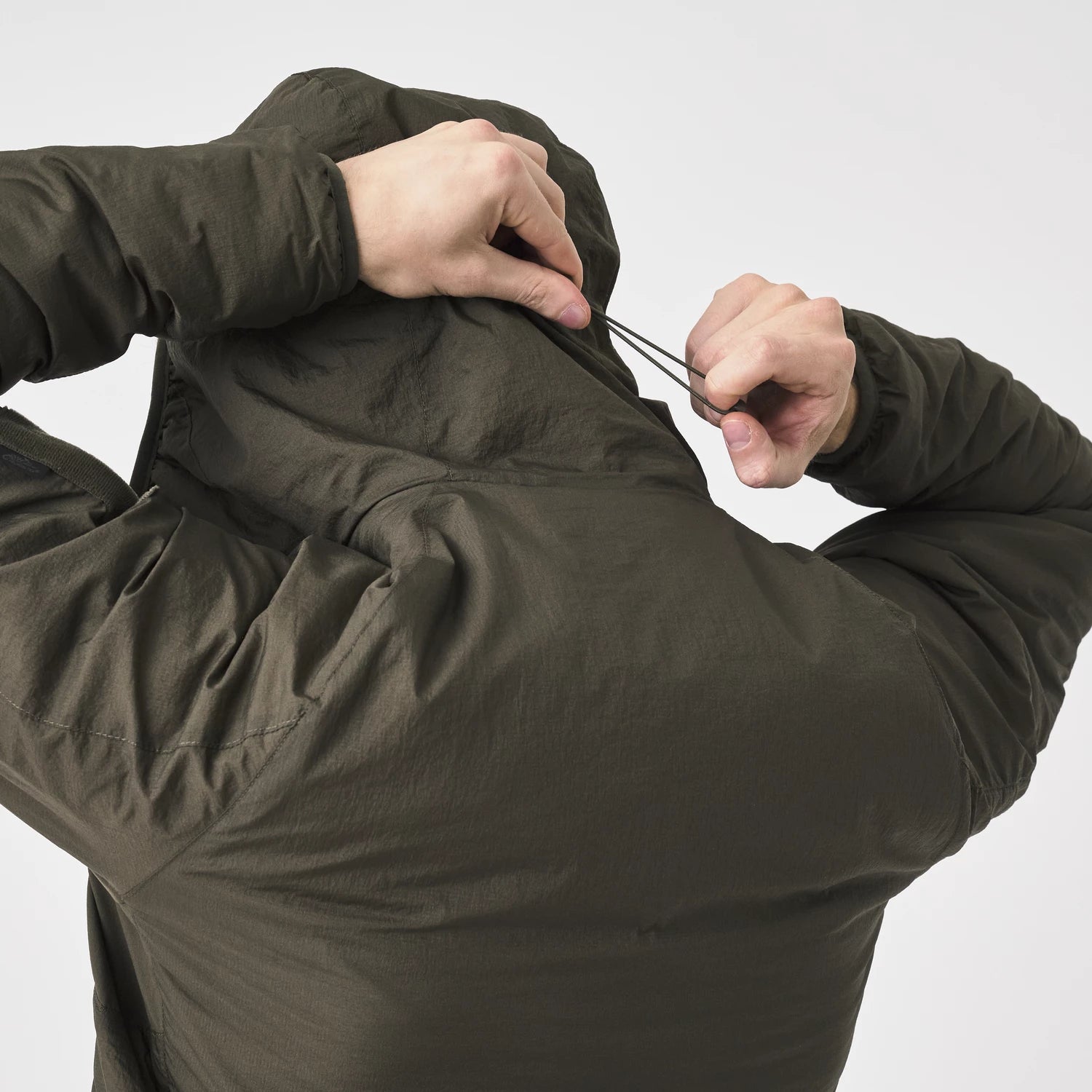 Helikon-Tex WOLFHOUND bunda s kapucňou Climashield Apex, US Woodland – detail 2