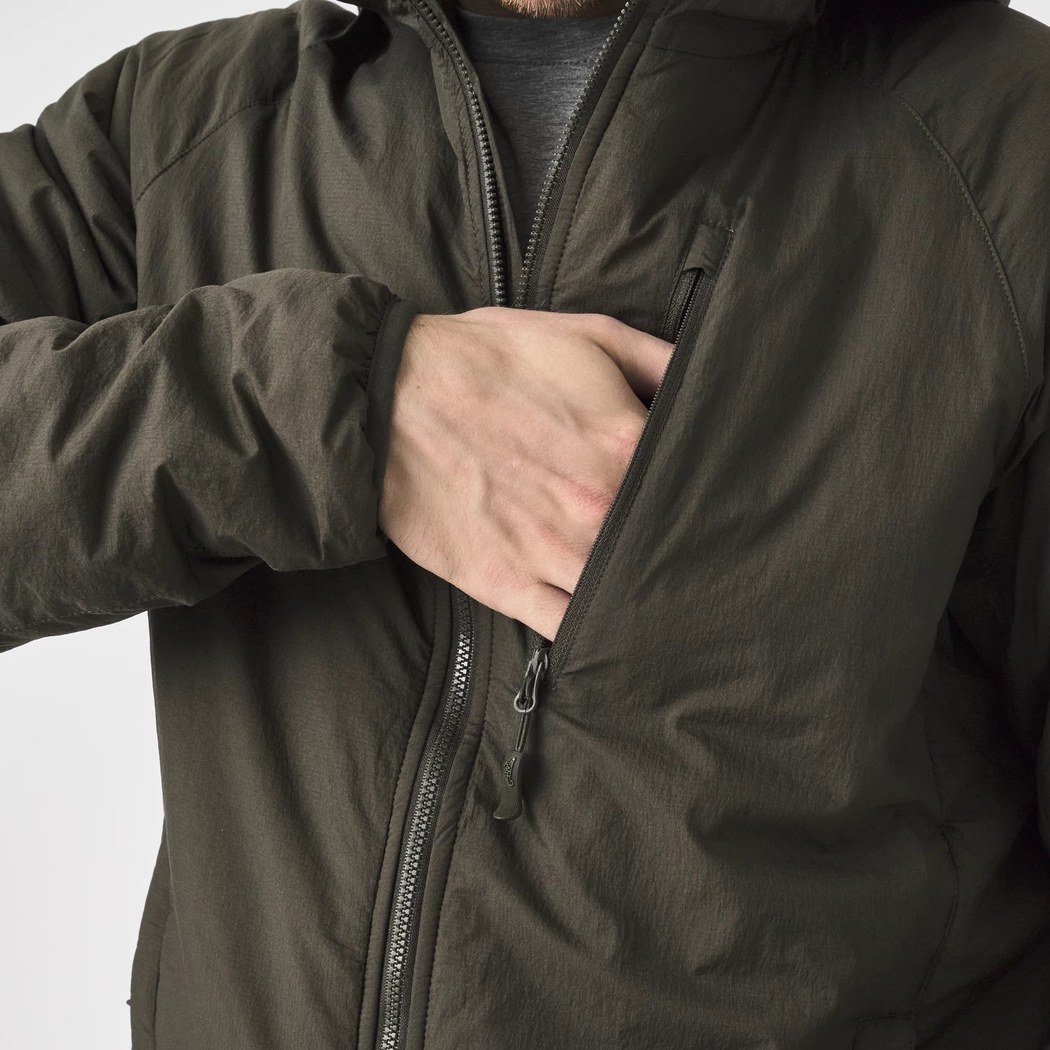 Helikon-Tex Wolfhound bunda Climashield®, čierna – detail 3