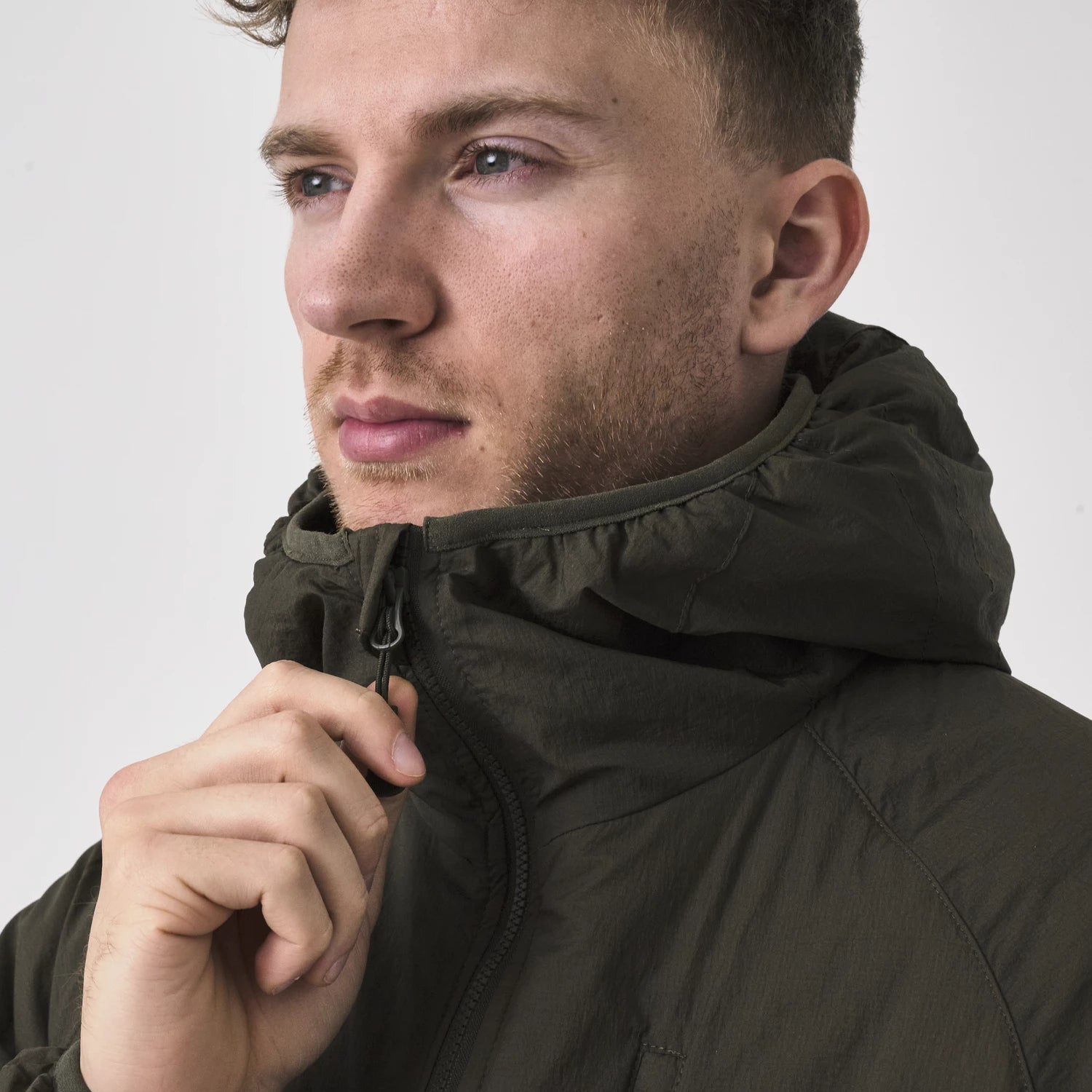 Helikon-Tex WOLFHOUND bunda s kapucňou Climashield Apex, Desert Night Camo – detail 6
