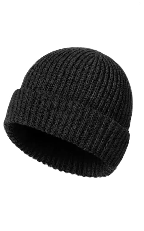 WARAGOD Mjuka knitted balaclava 2 in 1, black