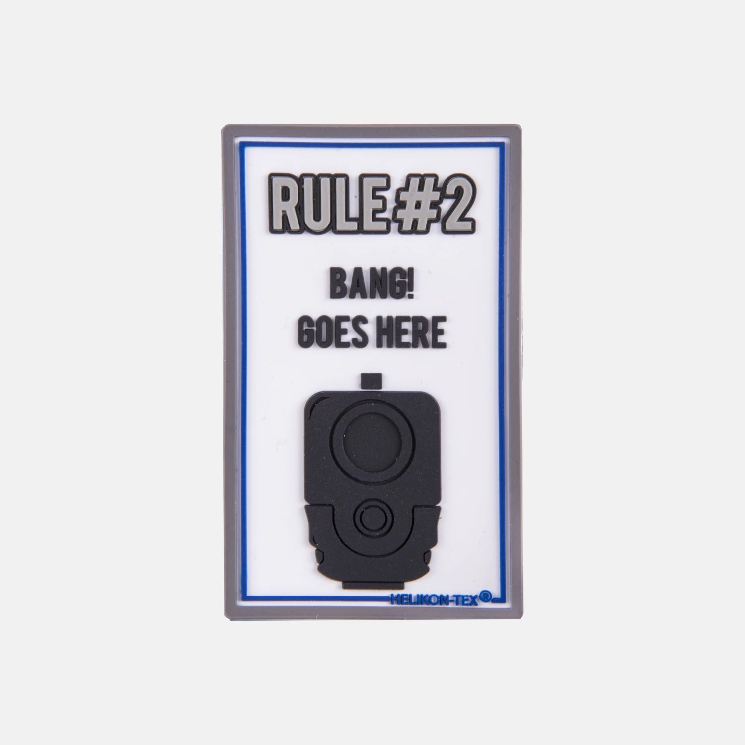 Helikon-Tex "Rule#2" nášivka PVC, White – detail