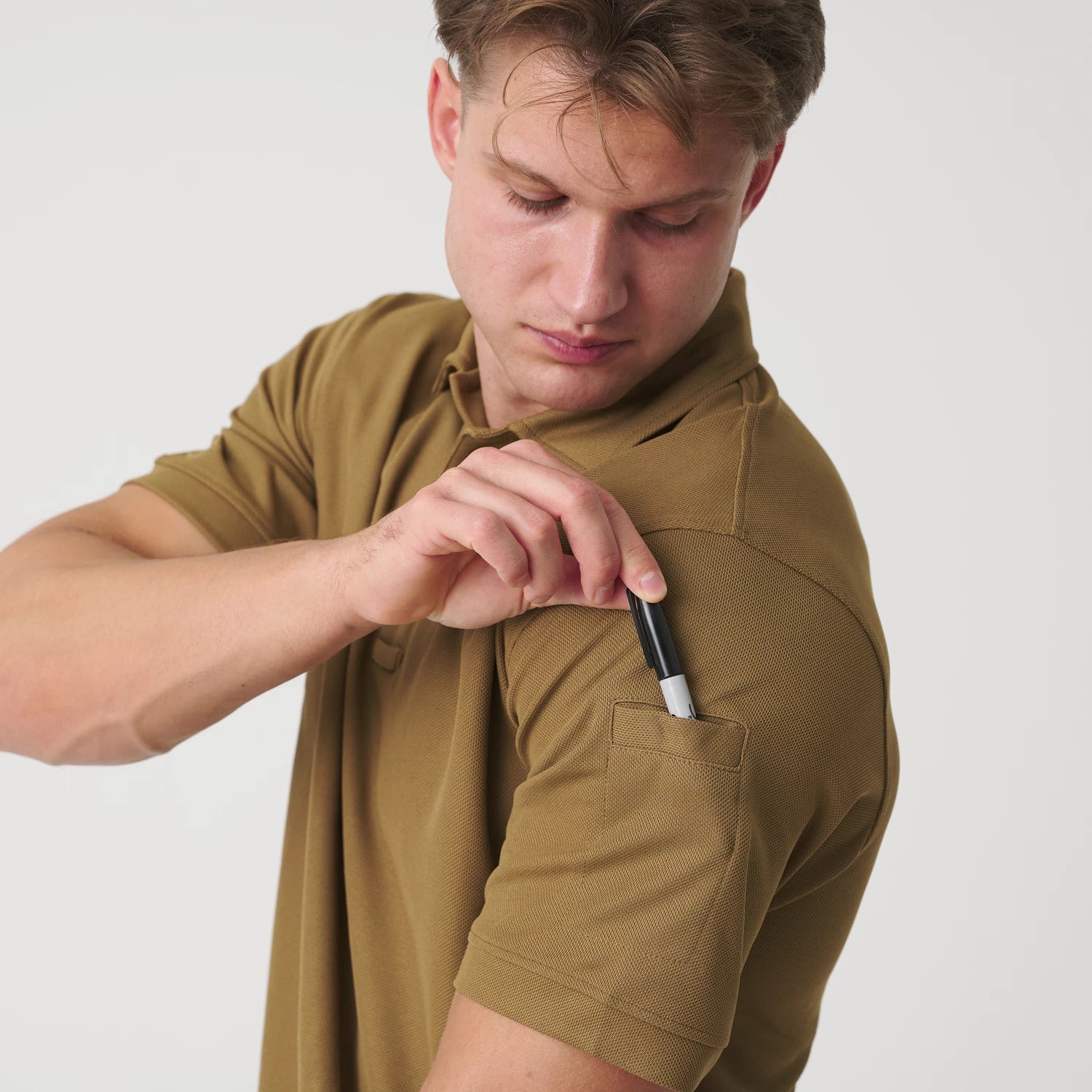Helikon-Tex UTL Top Cool polokošeľa TopCool, Shadow Grey – detail 7