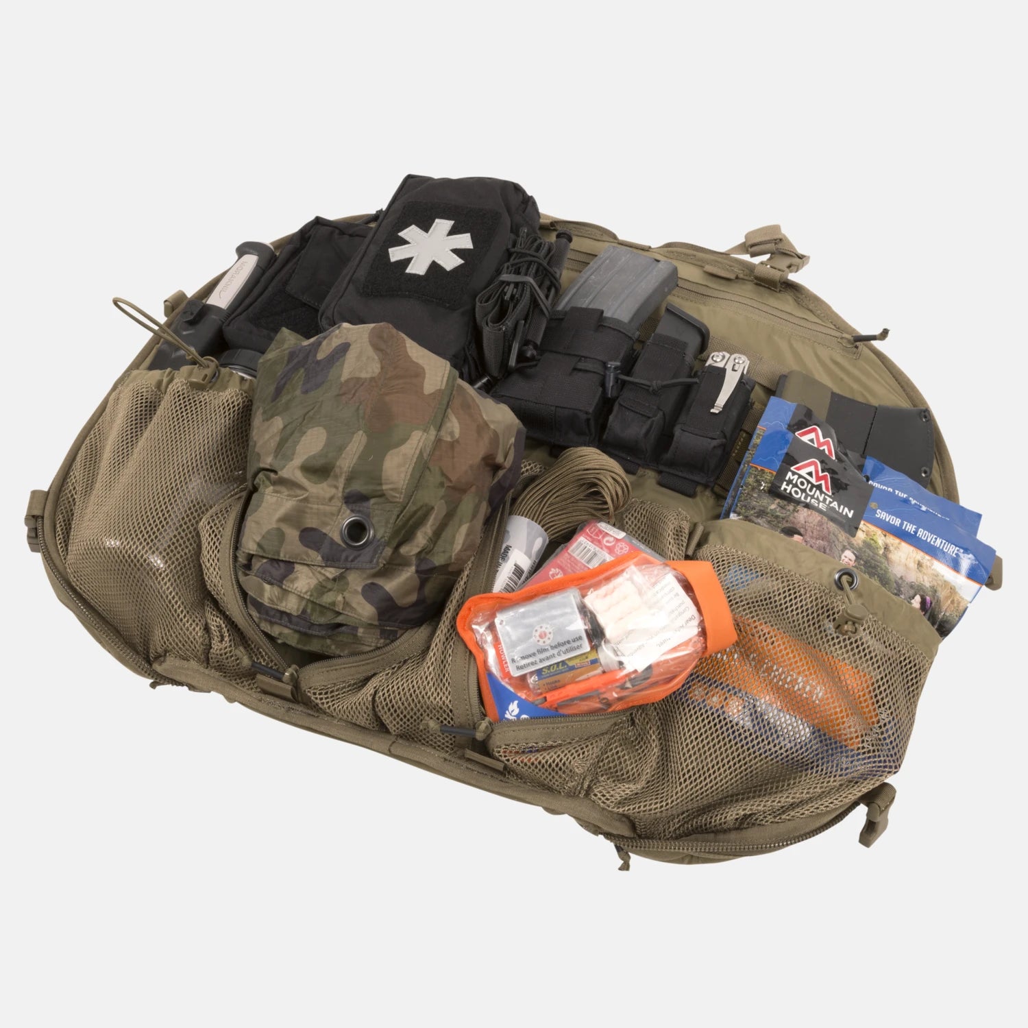 Helikon-Tex Bail Out Bag batoh 25l, čierny – detail 4