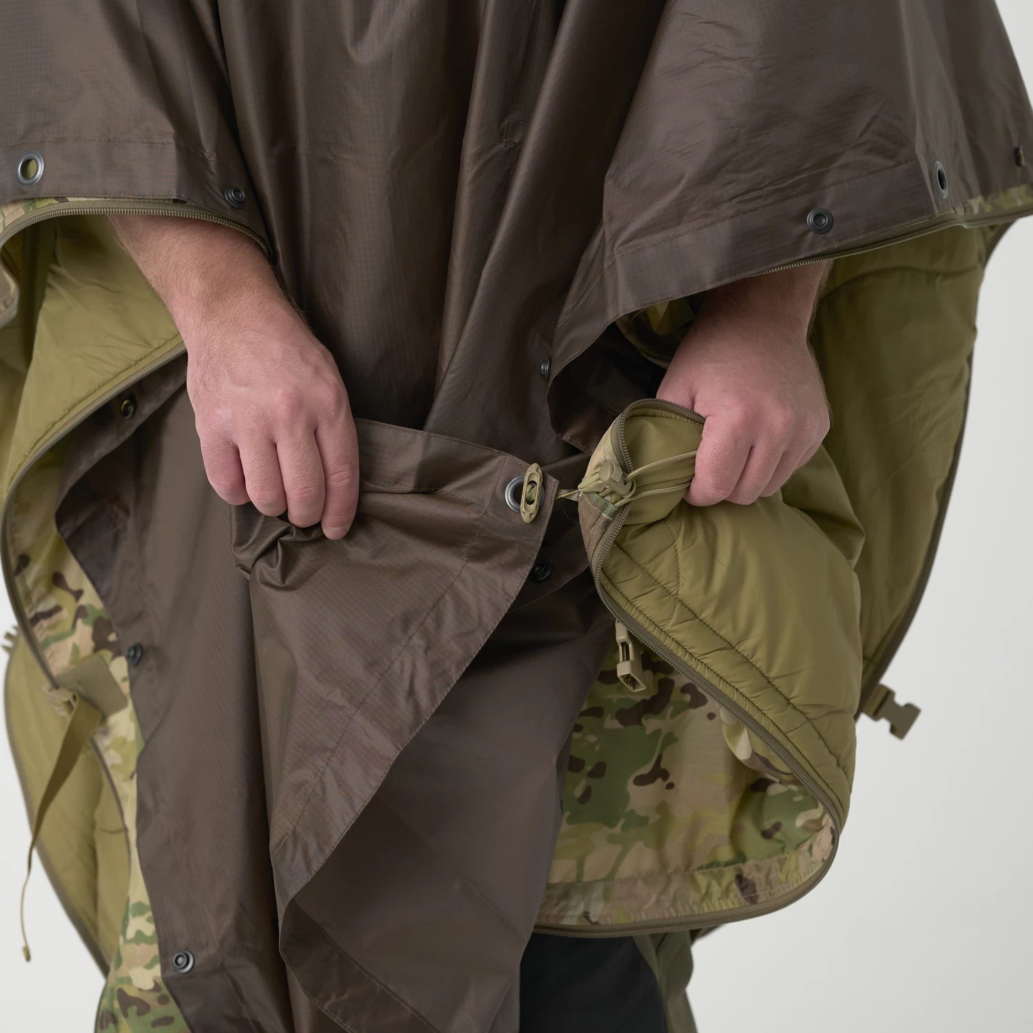 Helikon-Tex PONCHO U.S. MODEL, woodland – detail 1