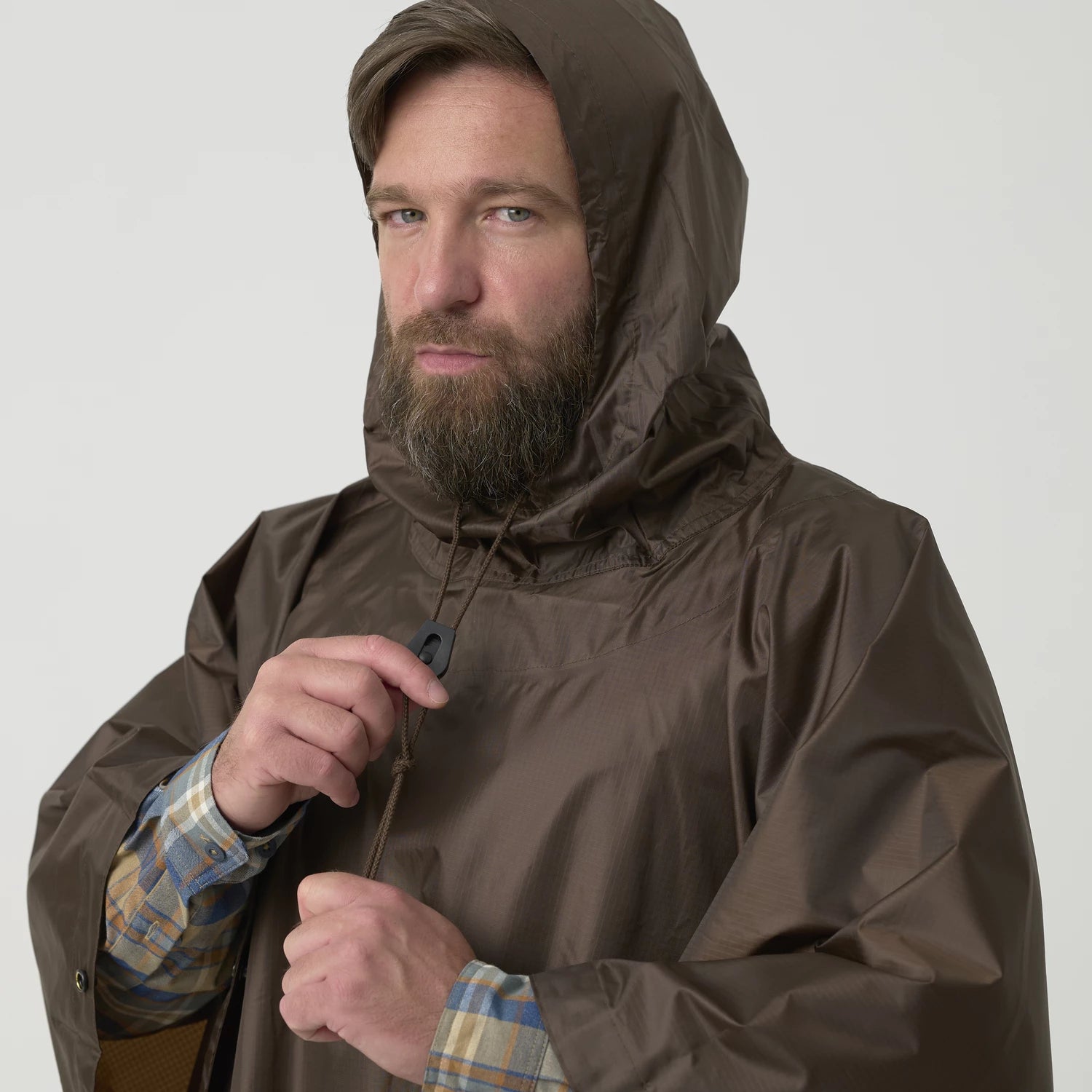 Helikon-Tex PONCHO U.S. MODEL, woodland – detail 2