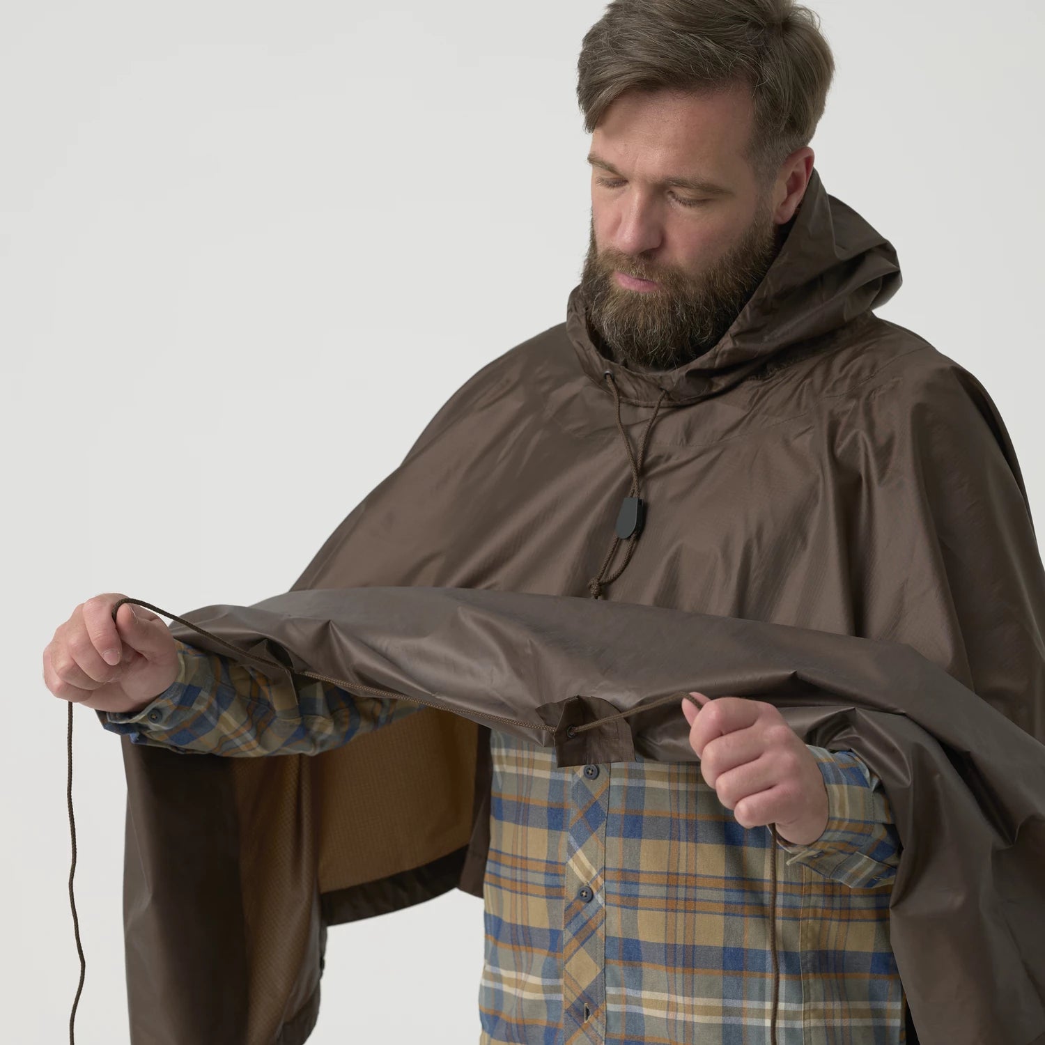 Helikon-Tex PONCHO U.S. MODEL, woodland – detail 4