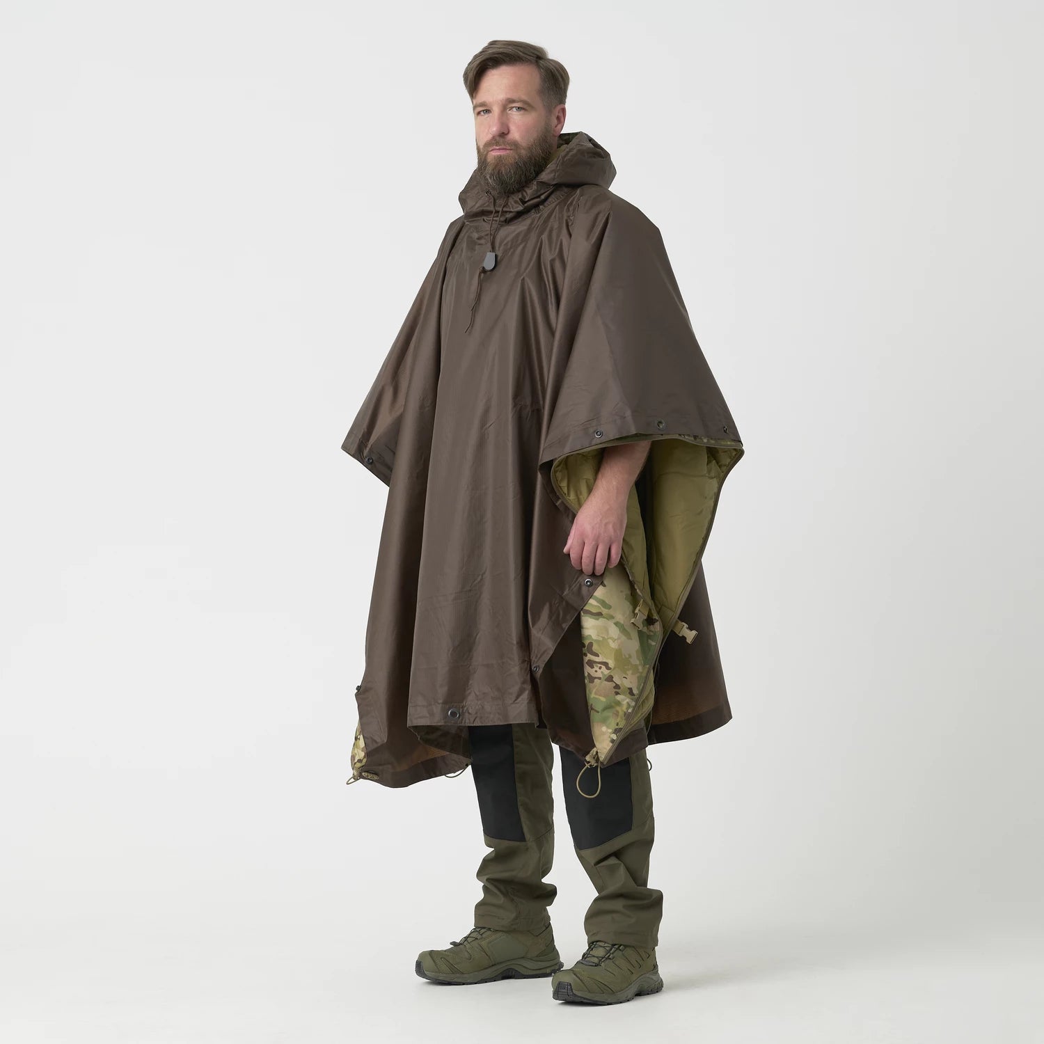 Helikon-Tex PONCHO U.S. MODEL, woodland – detail 7