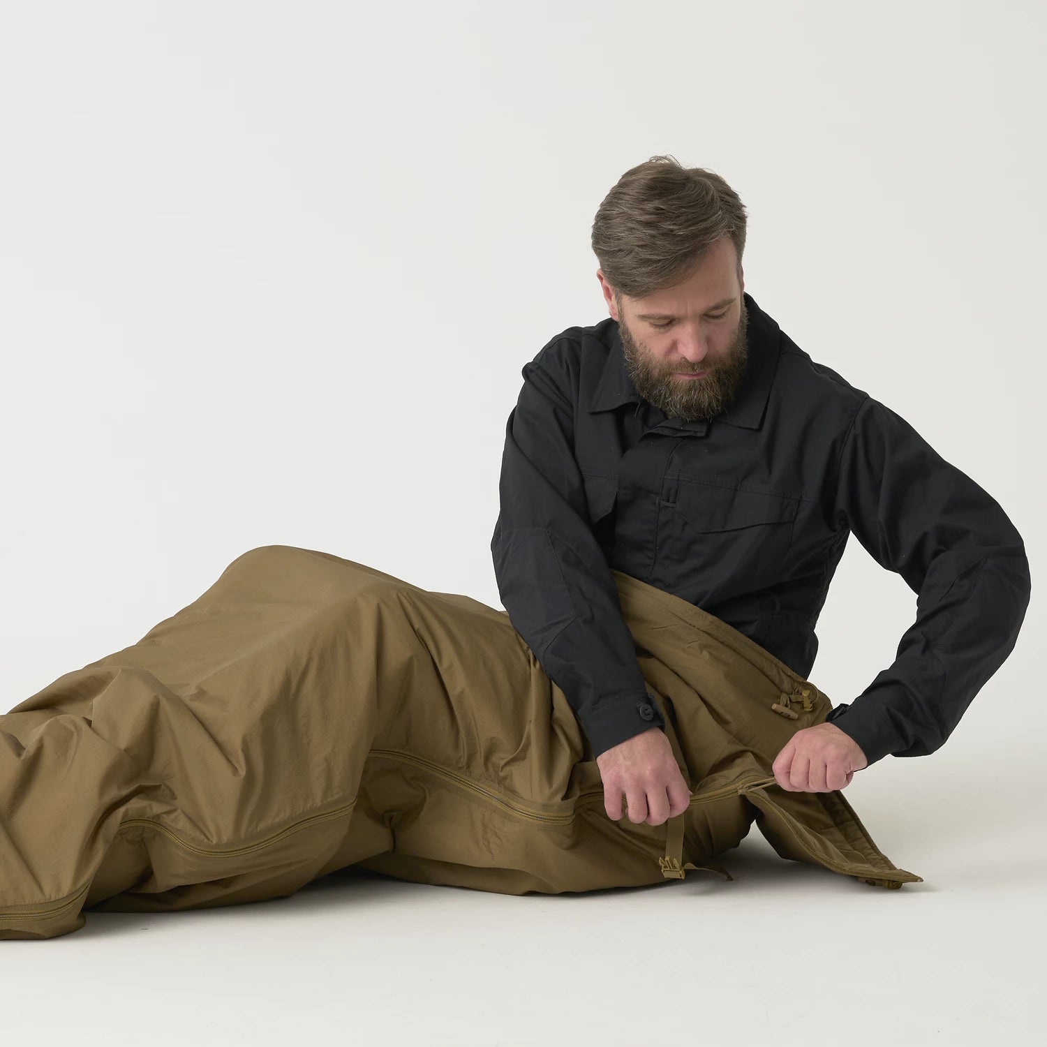 Helikon-Tex Swagman Roll pončo, čierne – detail 6