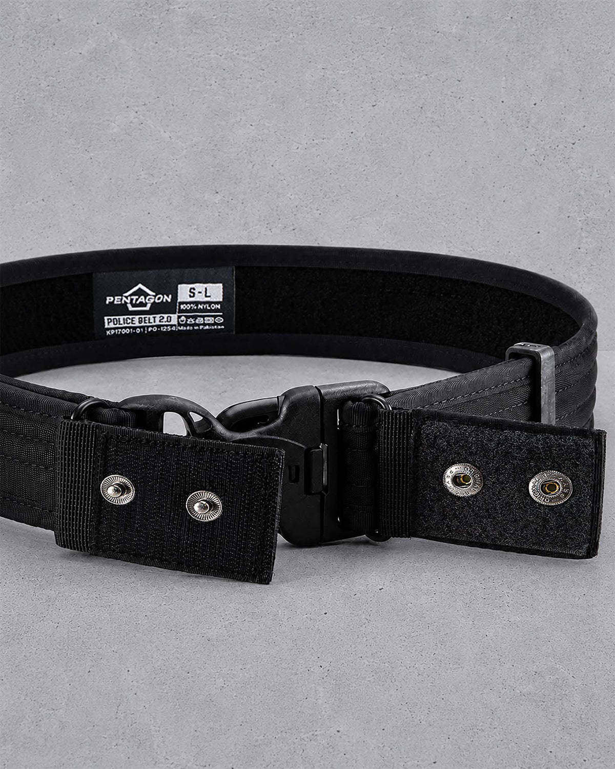 Pentagon Police moški pas 5cm, črna