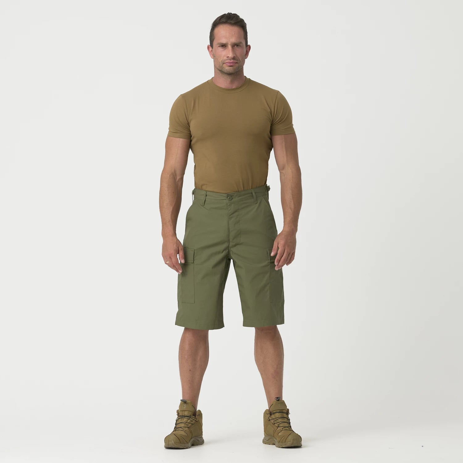 Helikon-Tex BDU krátke nohavice PolyCotton Ripstop, čierne – detail 1
