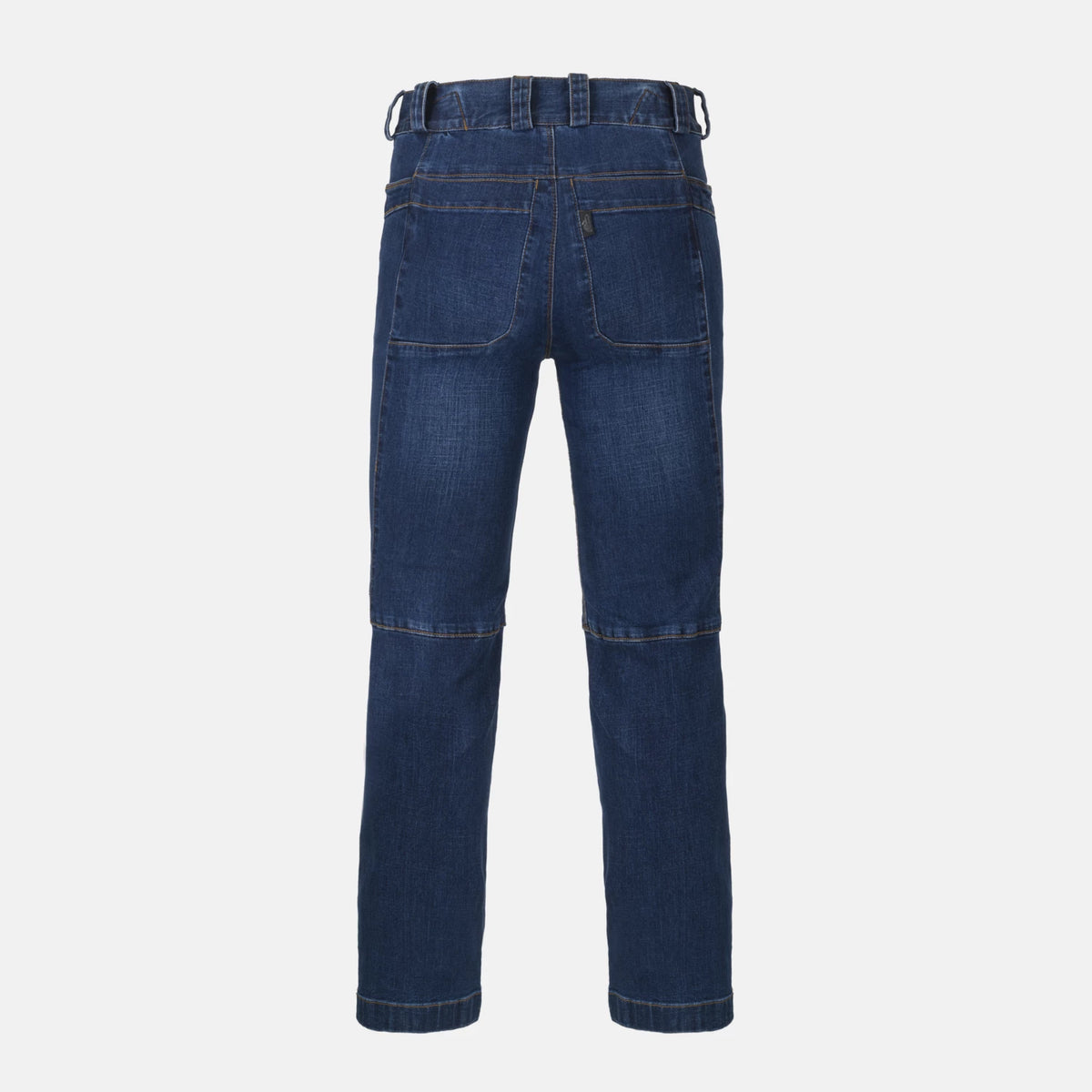 Helikon-Tex COVERT nohavice taktické Denim Mid, Vintage Worn Blue – zadná strana
