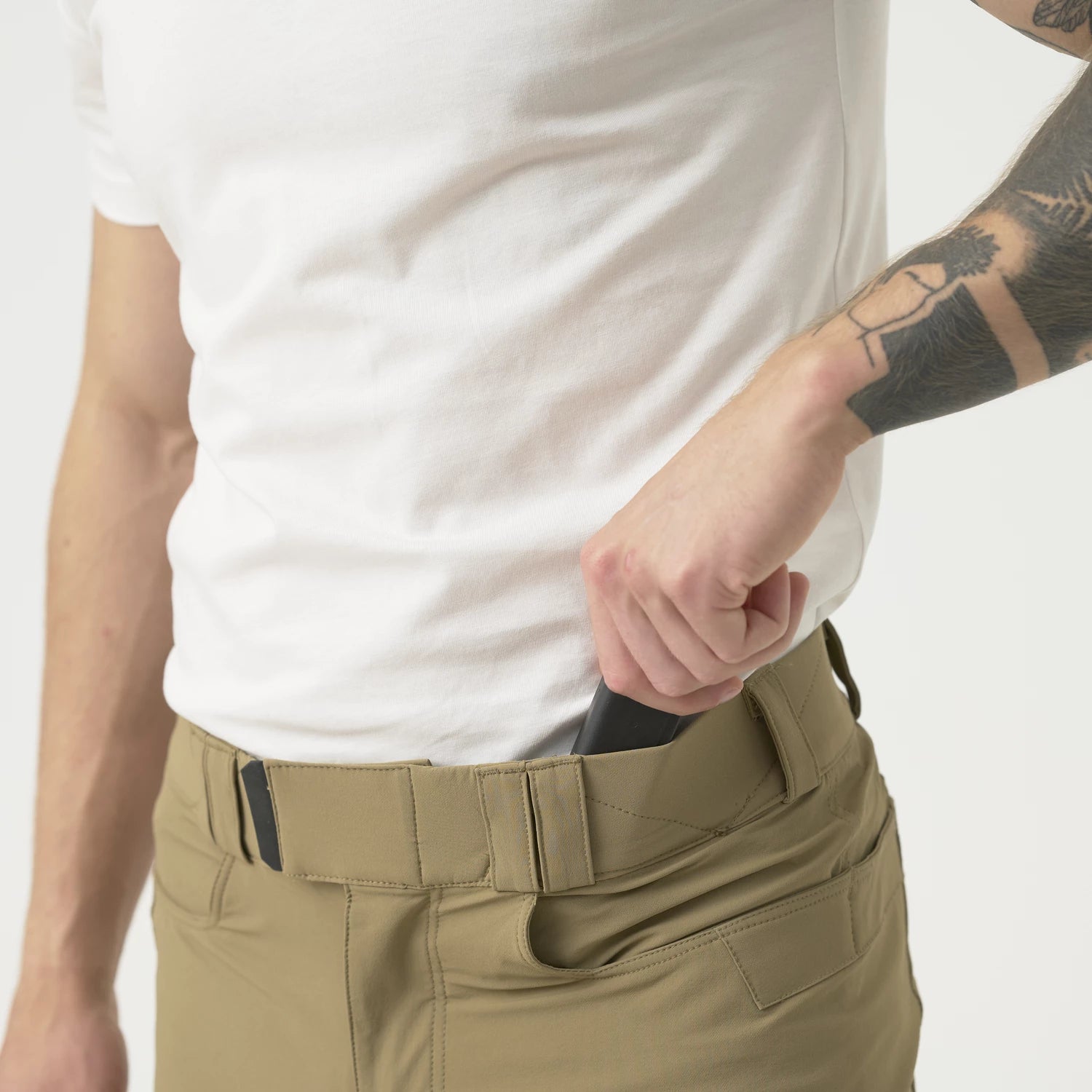 Helikon-Tex COVERT nohavice VersaStretch taktické Versa Stretch Lite, Black – detail 7