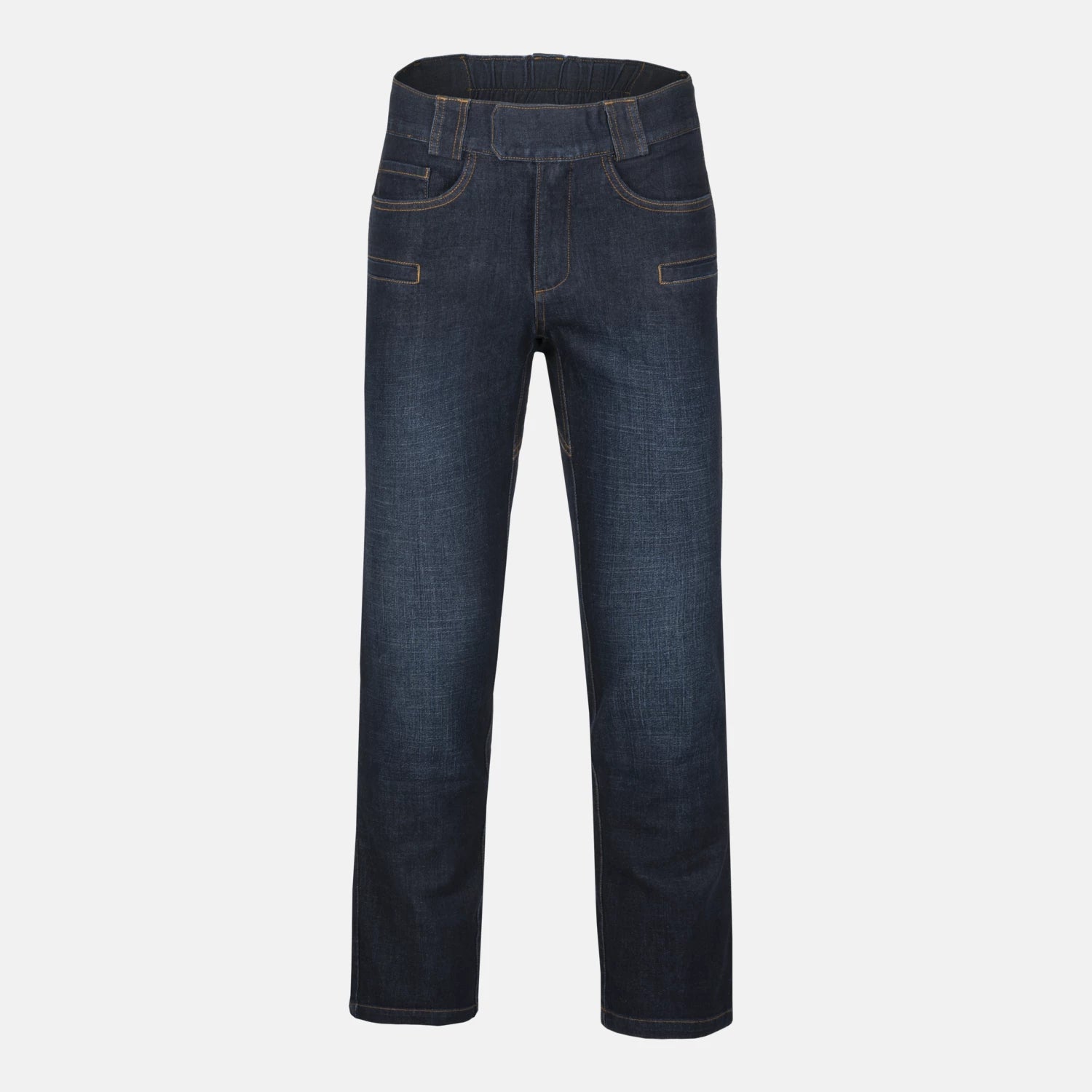 Helikon-Tex Greyman Tactical Jeans nohavice denim, dark blue – predná strana