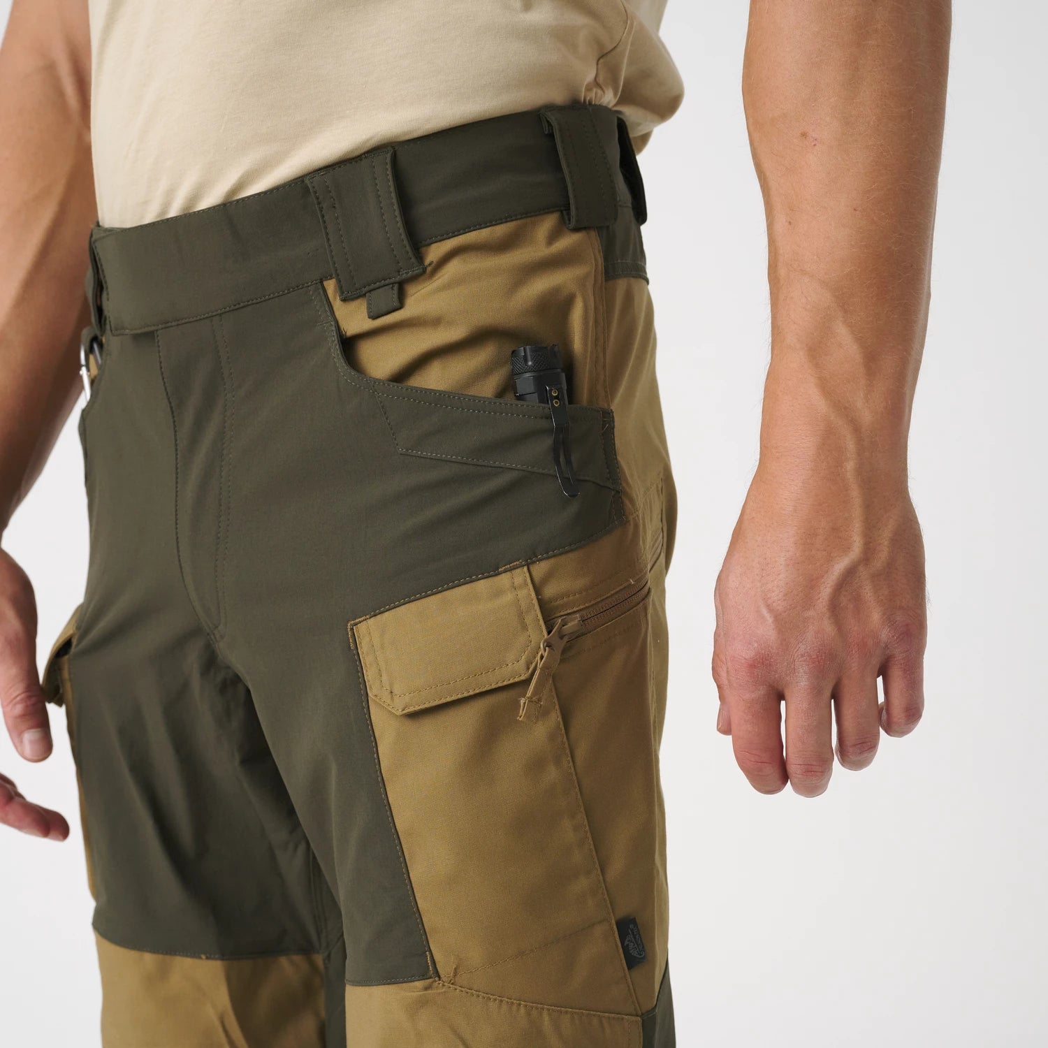 Helikon-Tex HYBRID OUTBACK nohavice Dura Canvas DuraCanvas, Black – detail 3