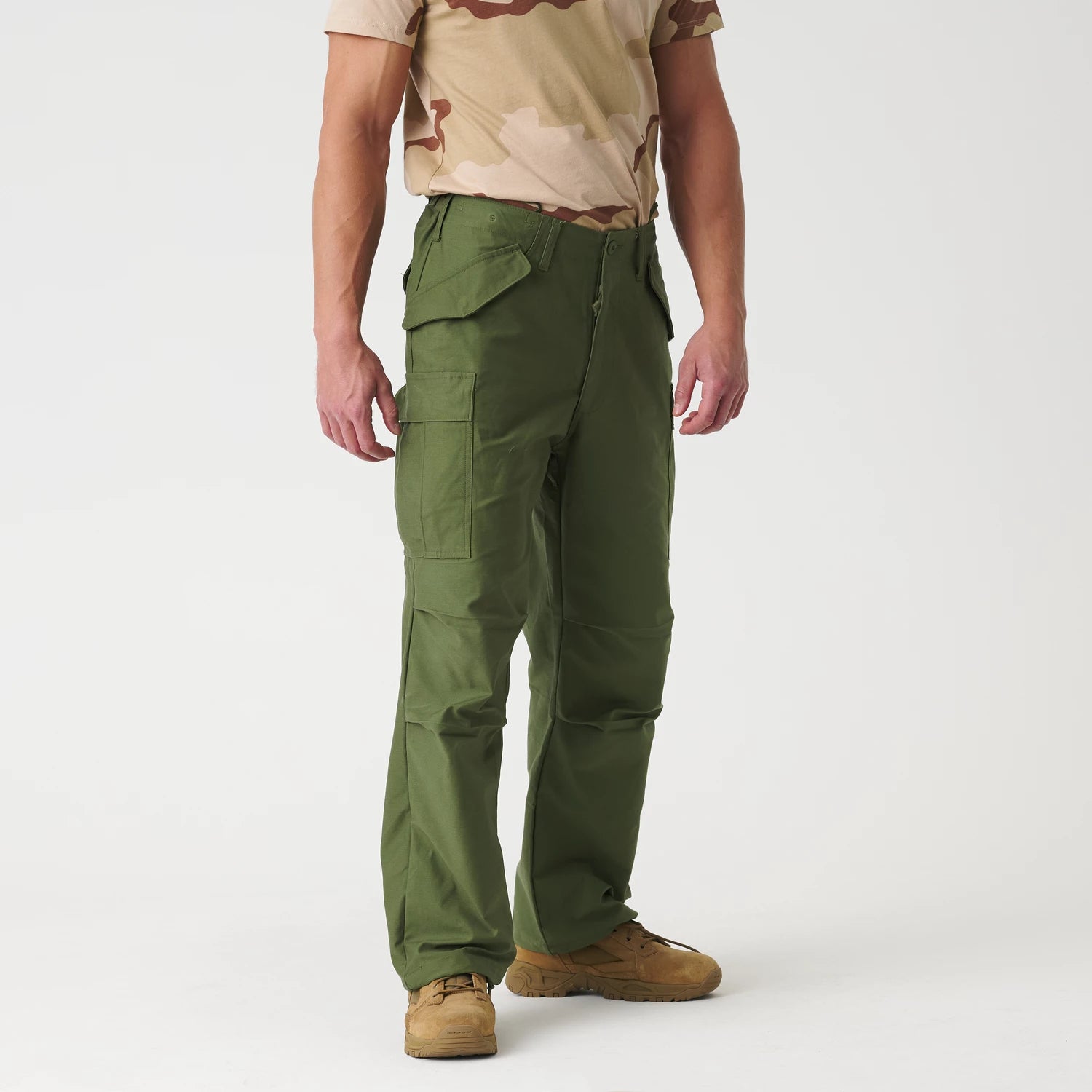 Helikon-Tex M65 nohavice Nyco Sateen, US Woodland – detail 1