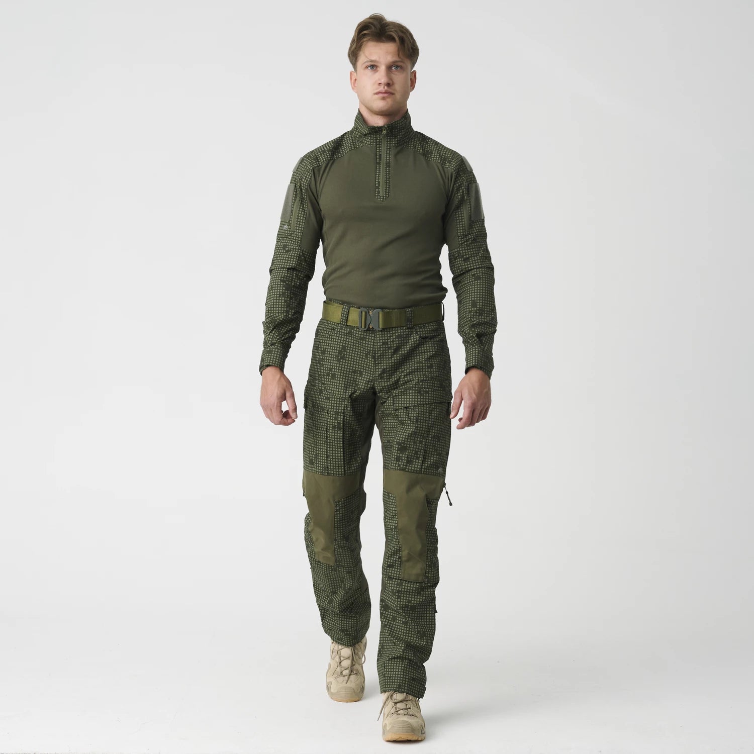Helikon-Tex MCDU nohavice, US Woodland / Olive Green – detail 1