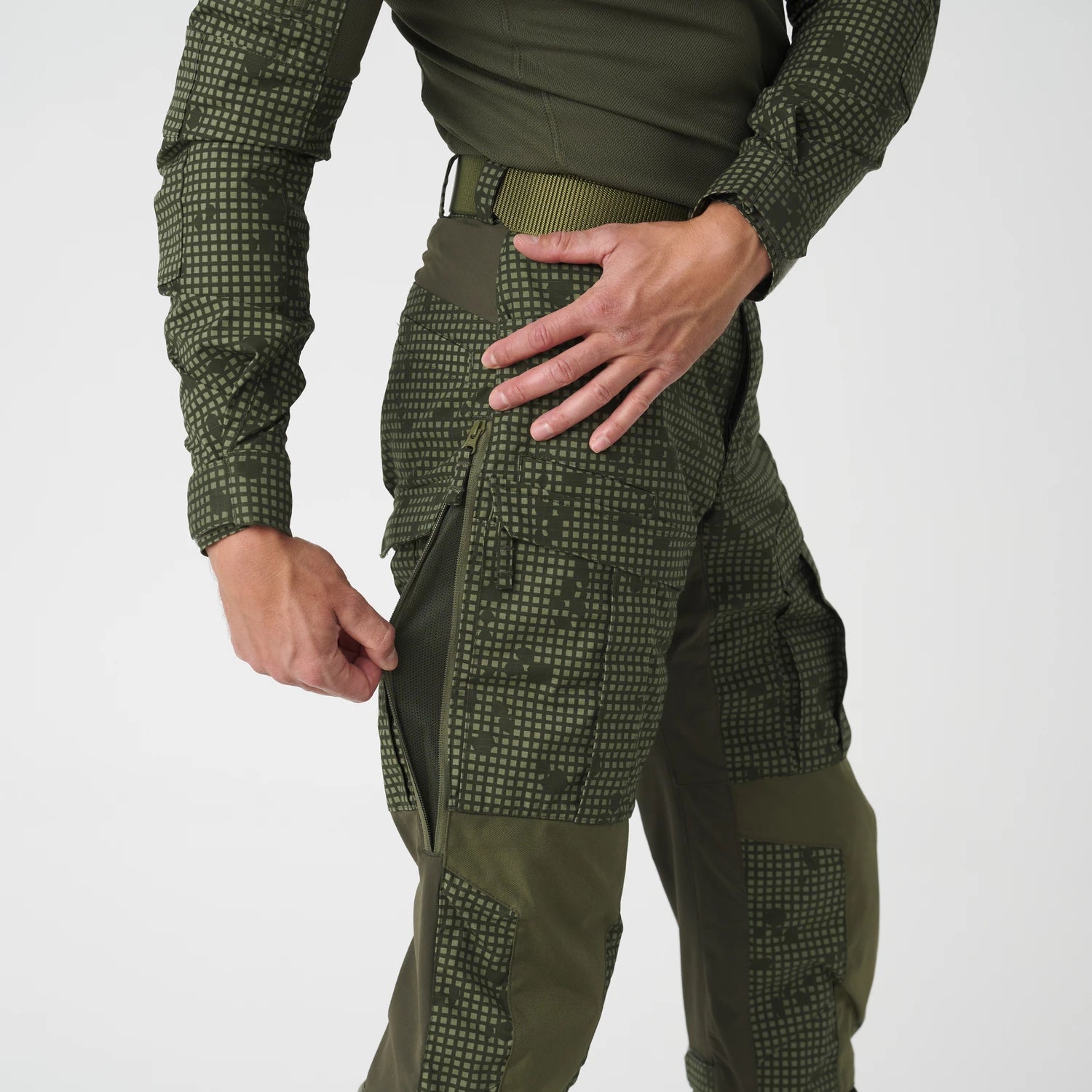 Helikon-Tex MCDU nohavice, US Woodland / Olive Green – detail 13