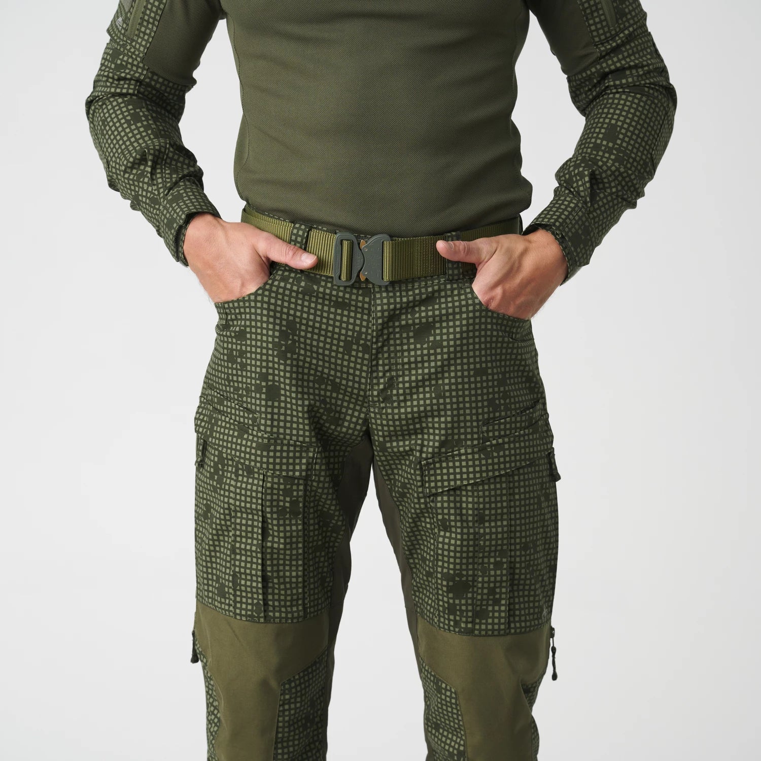 Helikon-Tex MCDU nohavice, US Woodland / Olive Green – detail 15