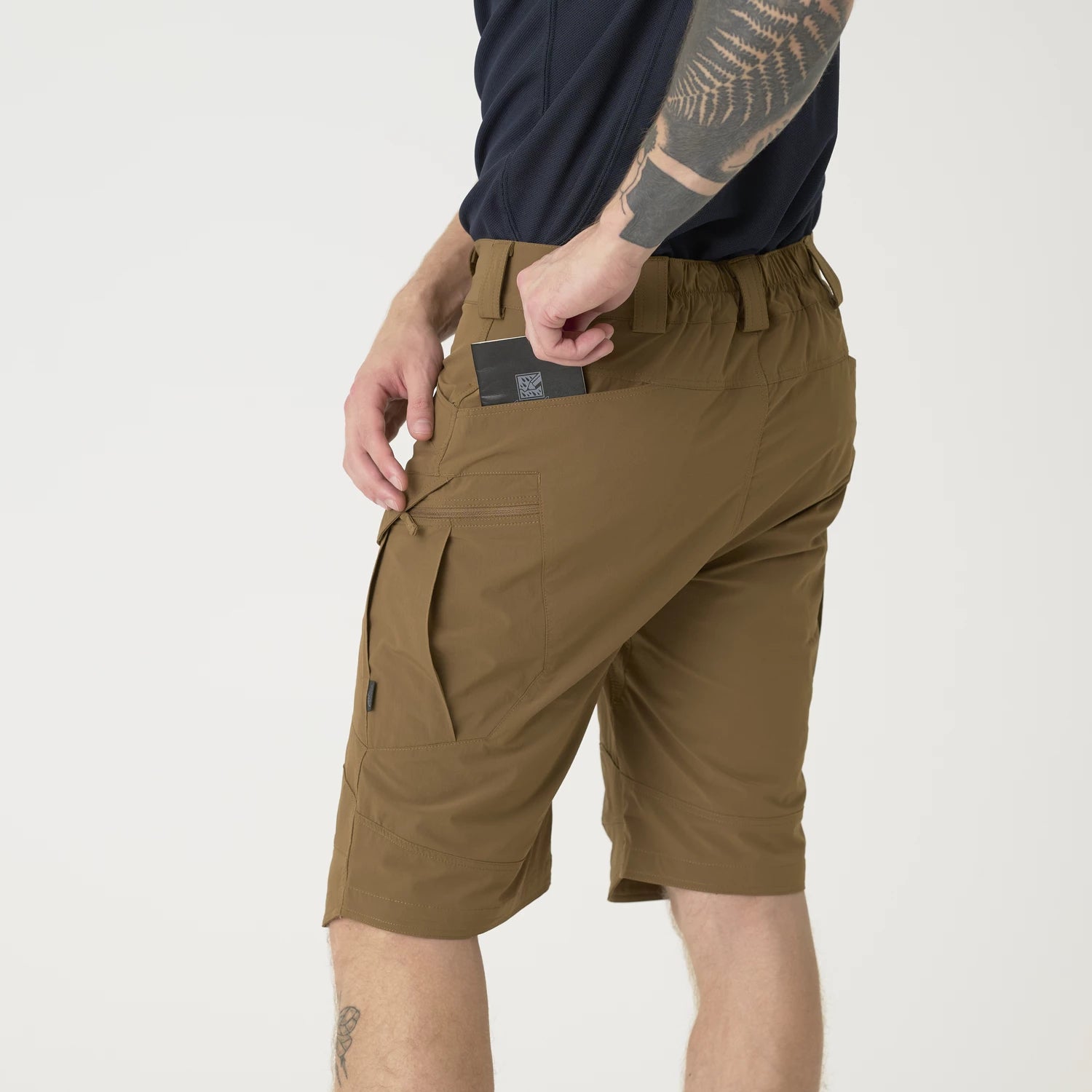 Helikon-Tex OTS 11" šortky VersaStretch taktické outdoorové Versa Stretch Lite, Shadow Grey – detail 8