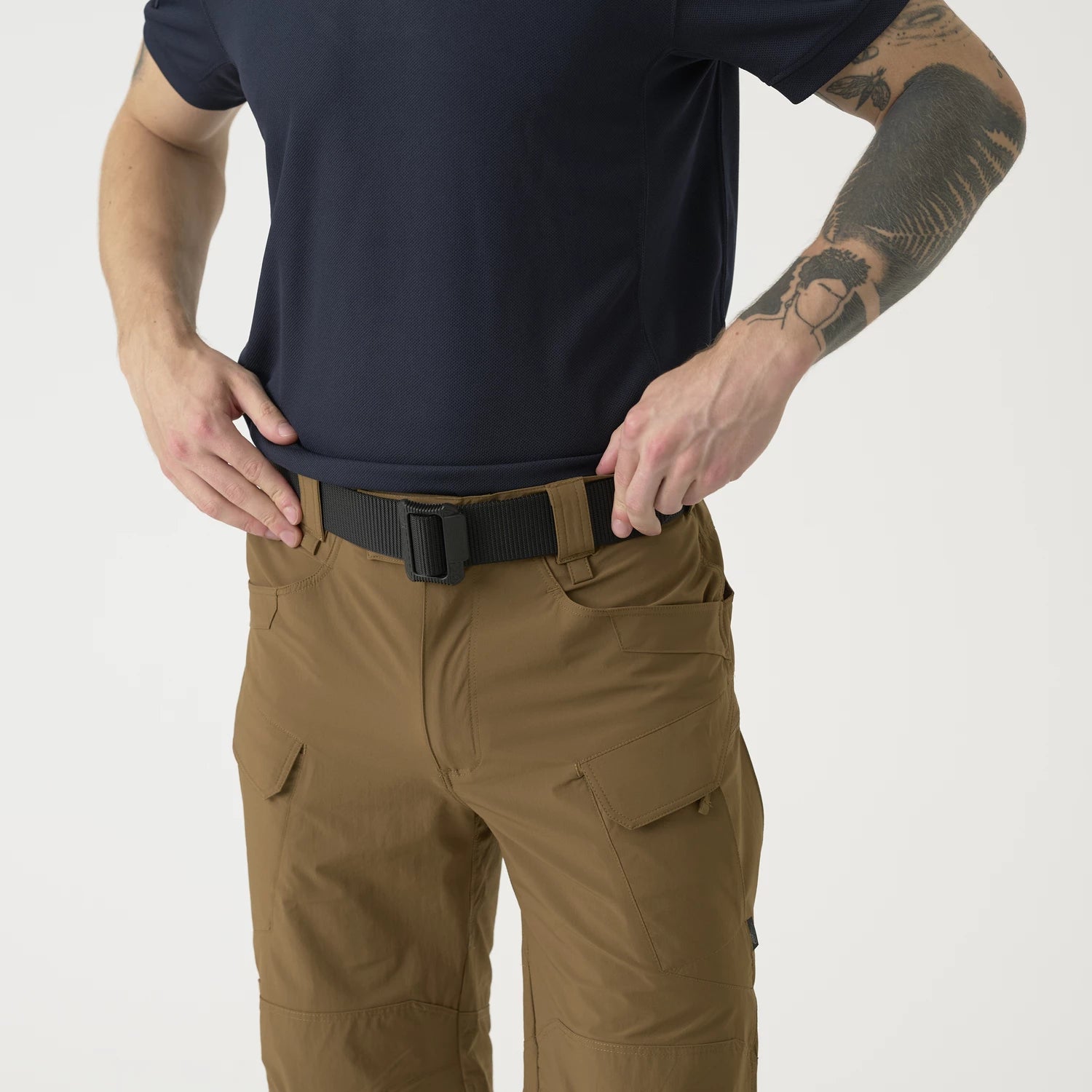 Helikon-Tex OTS 11" šortky VersaStretch taktické outdoorové Versa Stretch Lite, Shadow Grey – detail 15