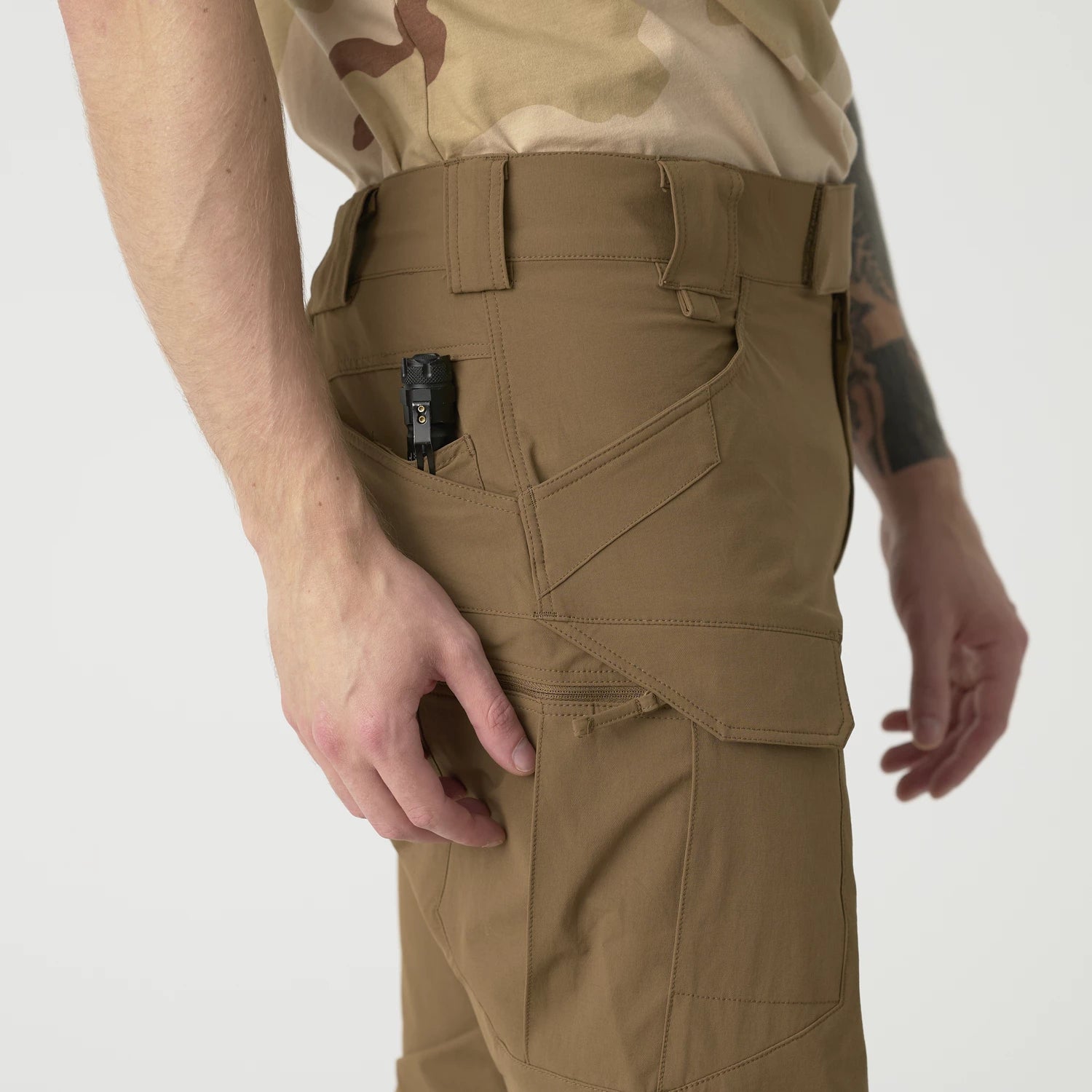 Helikon-Tex Outdoor Tactical nohavice taktické, čierne – detail 11