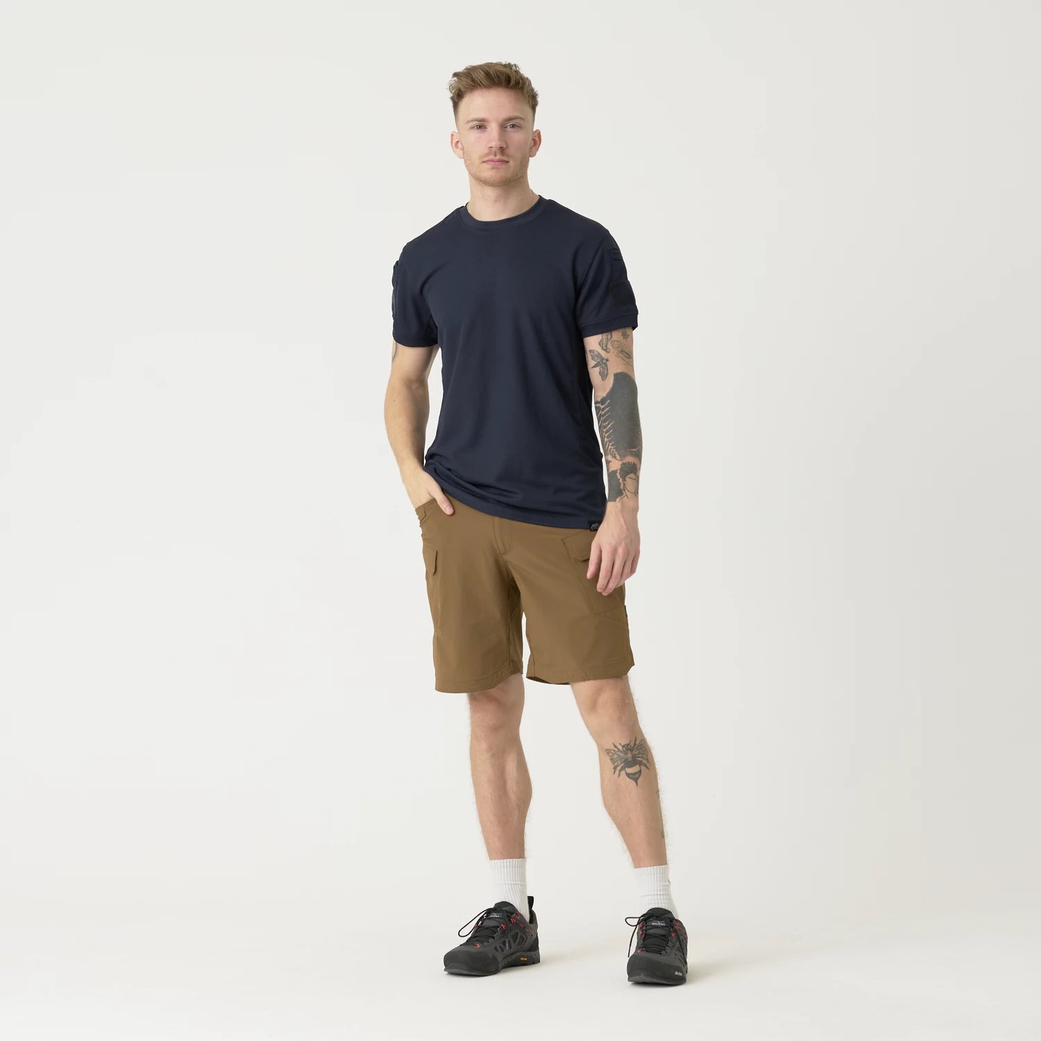 Helikon-Tex OTS 8.5" šortky VersaStretch taktické outdoorové Versa Stretch Lite, Olive Drab – detail 1
