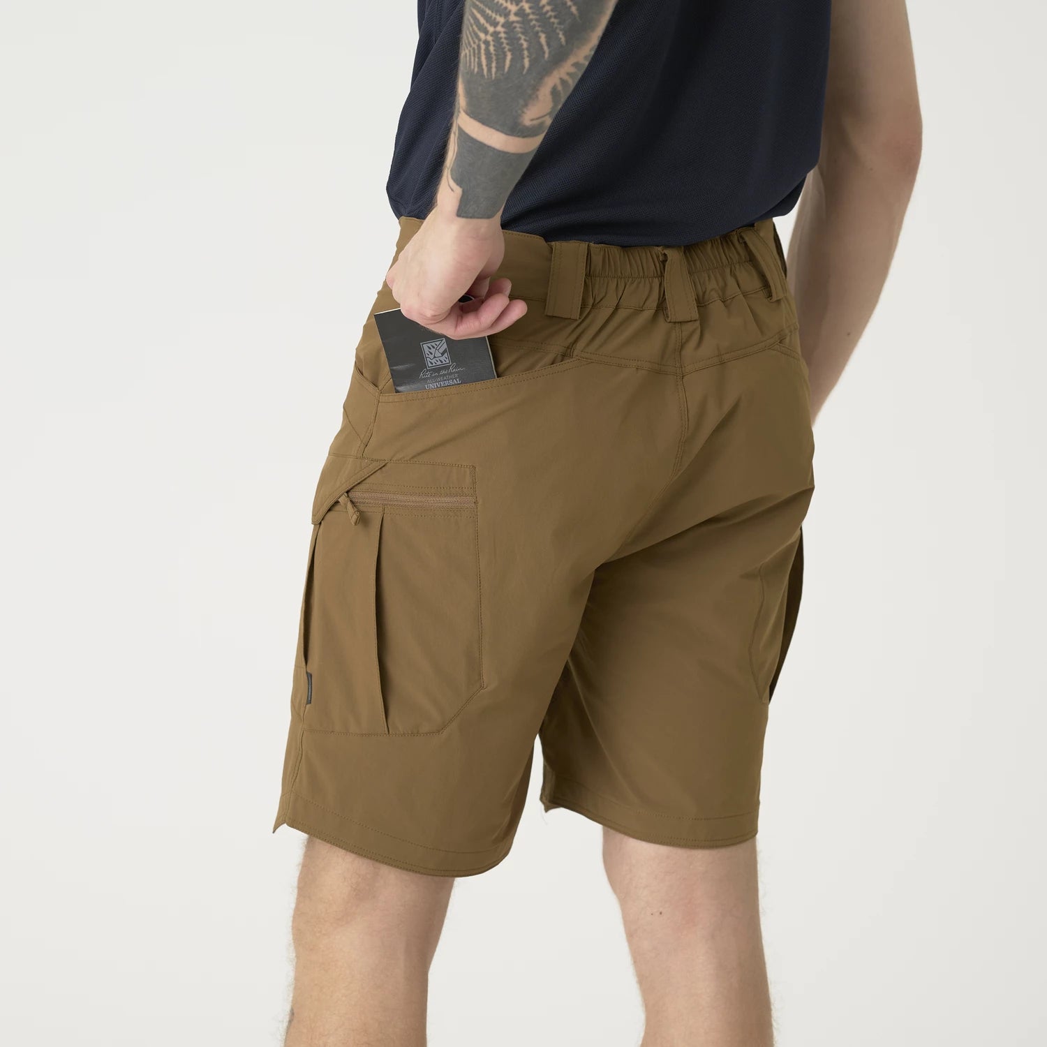 Helikon-Tex OTS 8.5" šortky VersaStretch taktické outdoorové Versa Stretch Lite, Olive Drab – detail 3