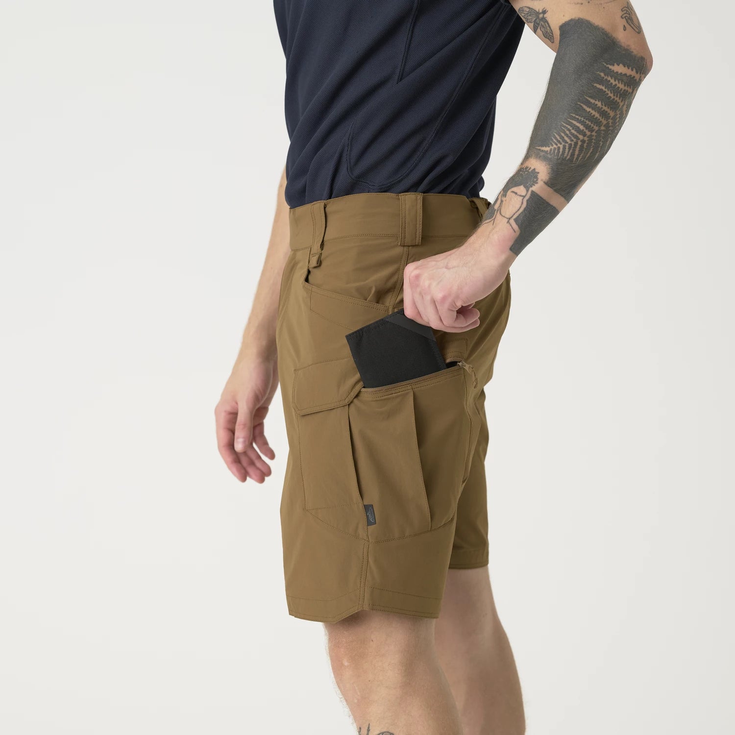 Helikon-Tex OTS 8.5" šortky VersaStretch taktické outdoorové Versa Stretch Lite, Olive Drab – detail 5