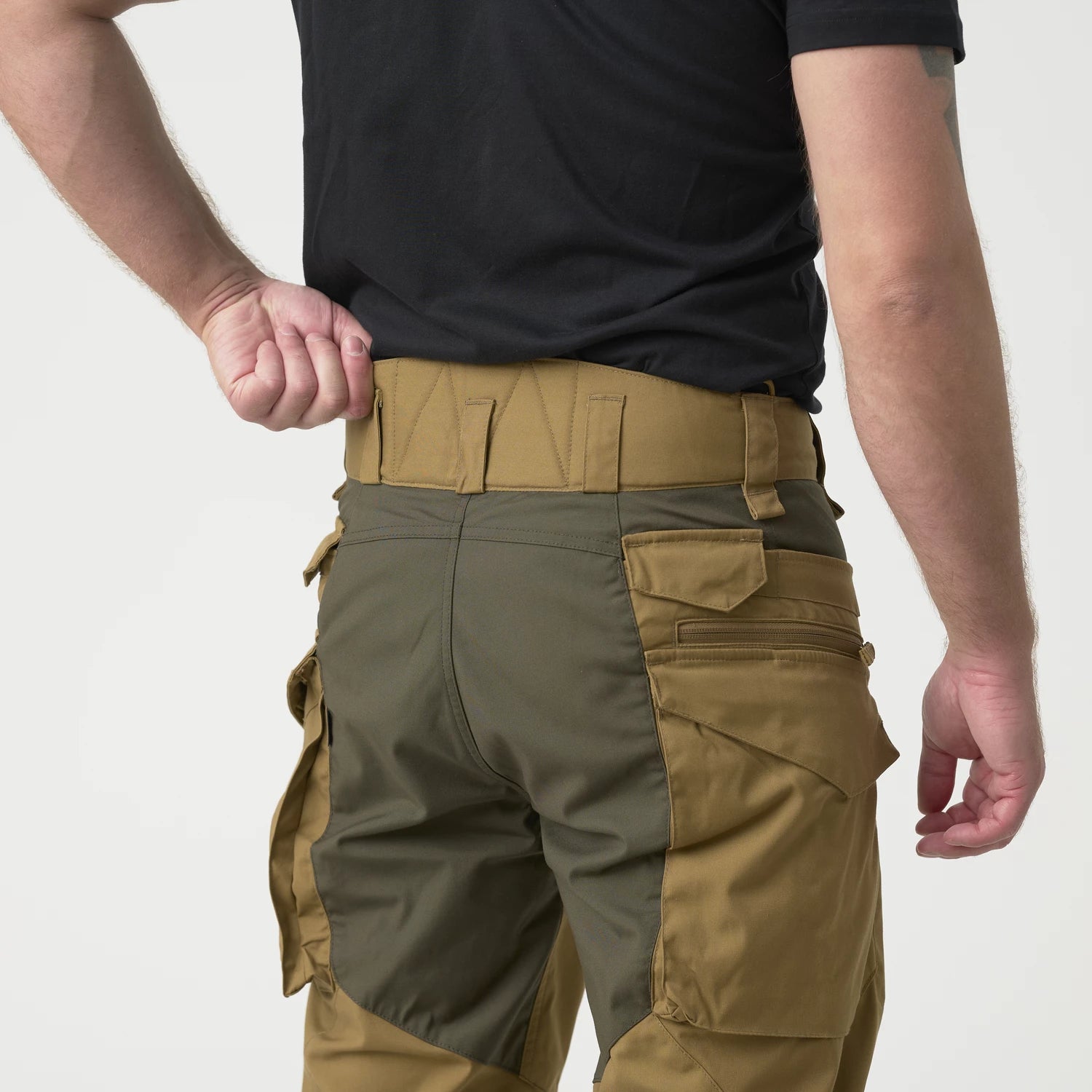 Helikon-Tex PILGRIM nohavice, Coyote / Taiga Green – detail 6