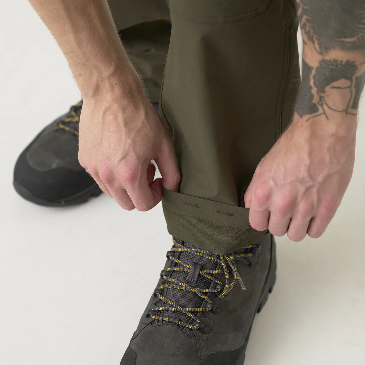 Helikon-Tex VersaStretch trekingové nohavice taktické, Taiga Green – detail 9