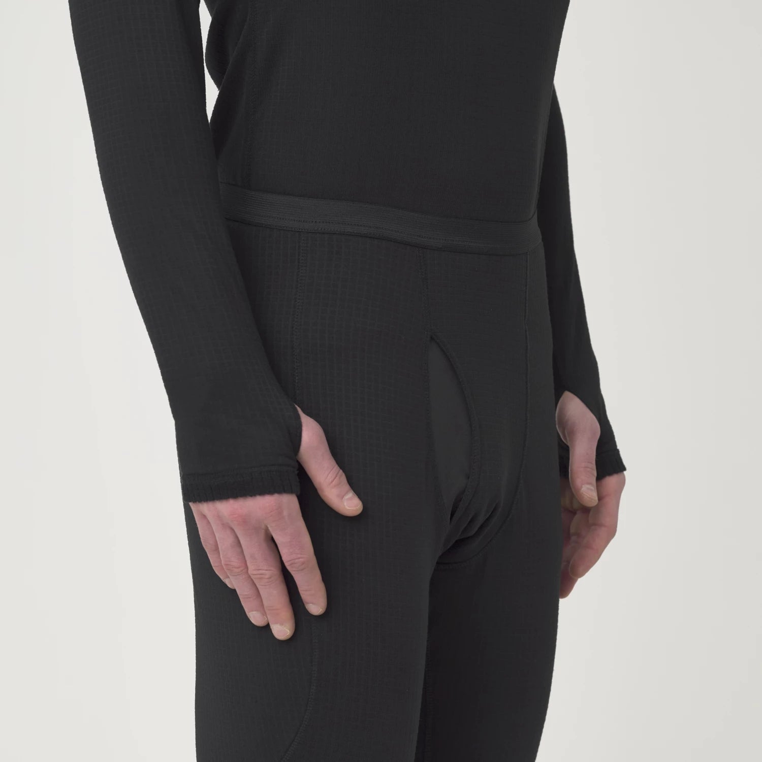 Helikon-Tex US LVL 2 spodné prádlo nohavice, čierna – detail 3
