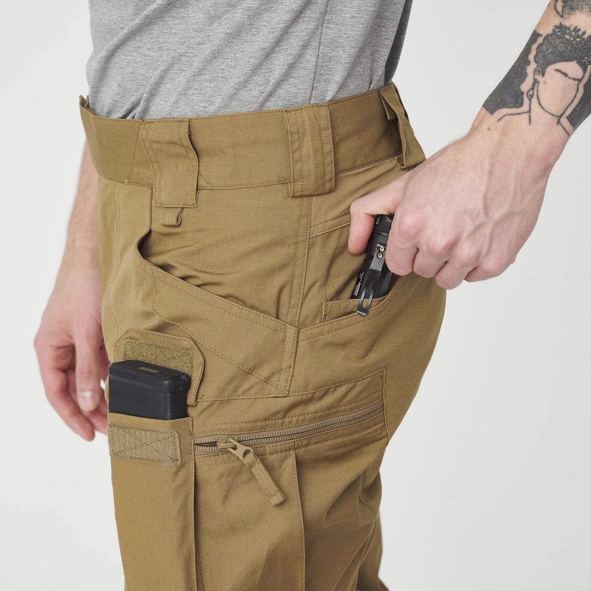 Helikon-Tex UTP nohavice taktické Flex, Black – detail 4