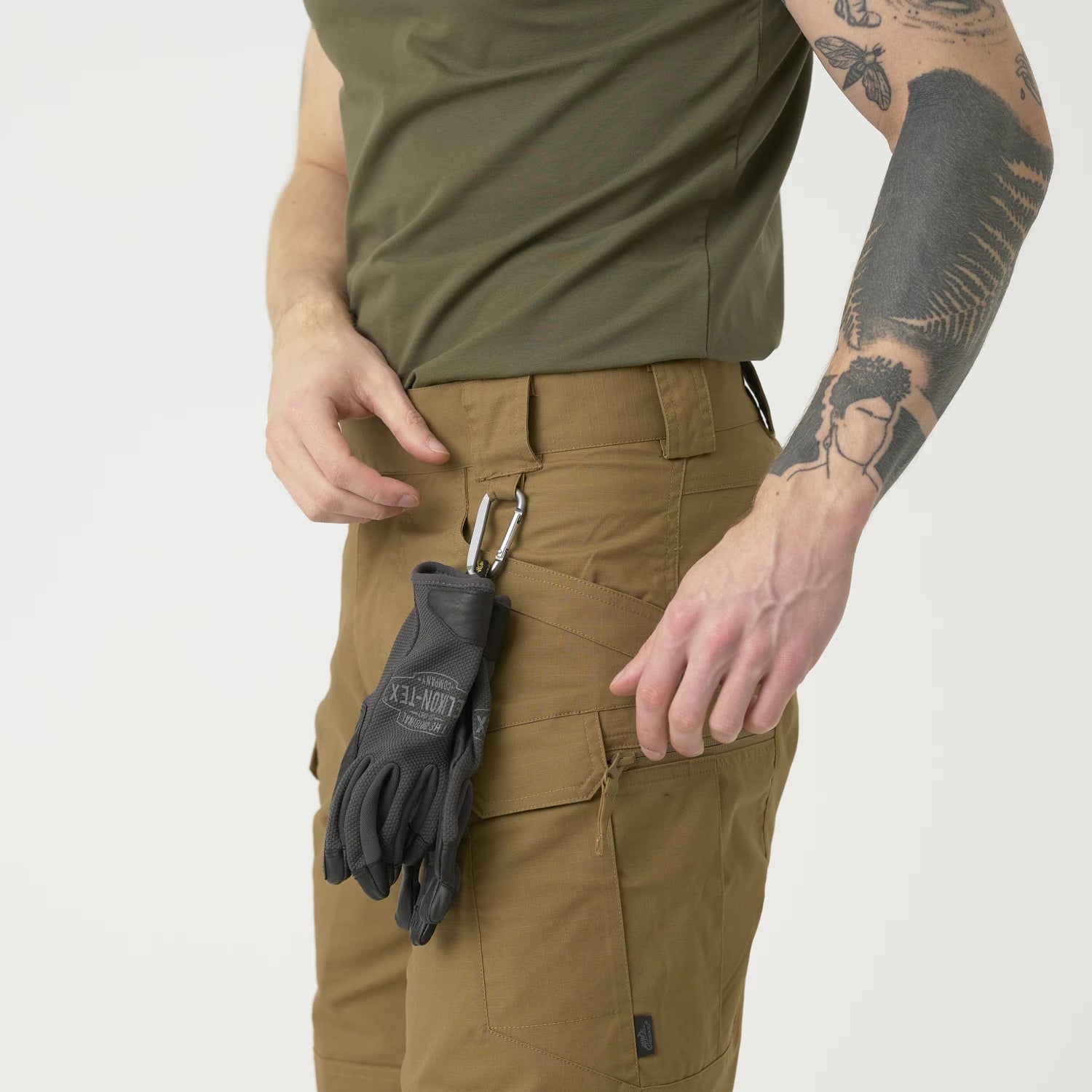Helikon-Tex UTS krátke nohavice taktické 11'' PolyCotton Ripstop, US Woodland – detail 2