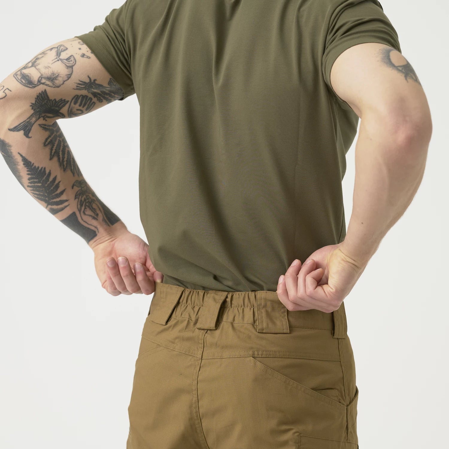 Helikon-Tex Urban Tactical 11" krátke nohavice Rip-Stop polycotton, adaptive green – detail 7