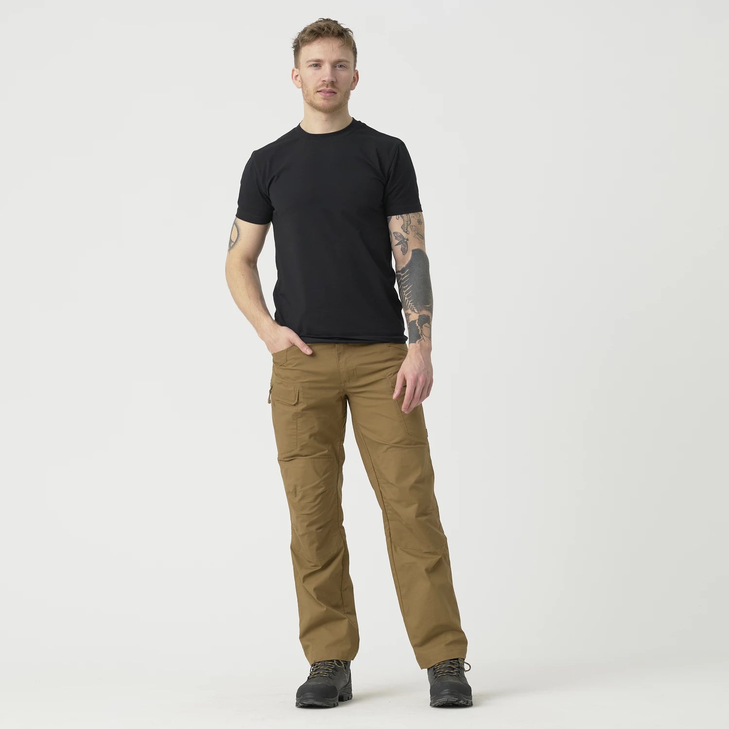 Helikon-Tex Urban Tactical nohavice Rip-Stop polycotton, khaki – detail 1