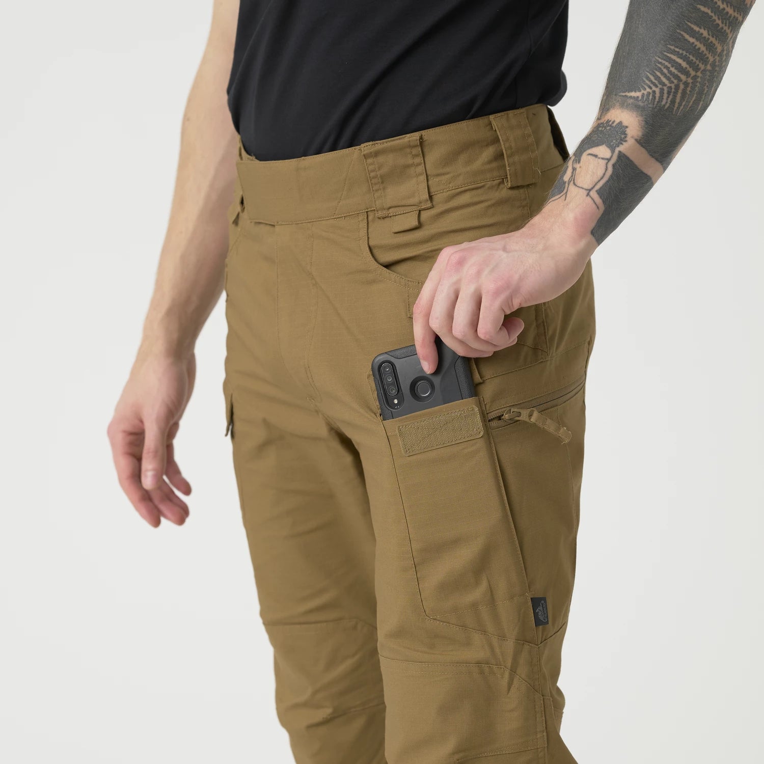 Helikon-Tex Urban Tactical nohavice Rip-Stop polycotton, khaki – detail 4