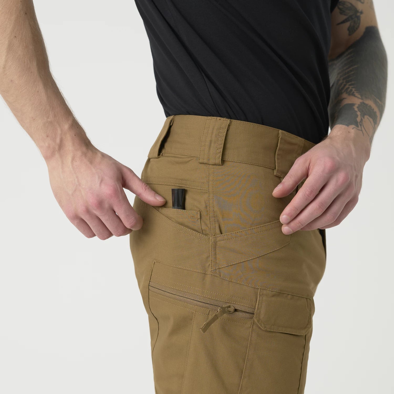 Helikon-Tex Urban Tactical nohavice Rip-Stop polycotton, Crimson Sky/Ash Grey – detail 5