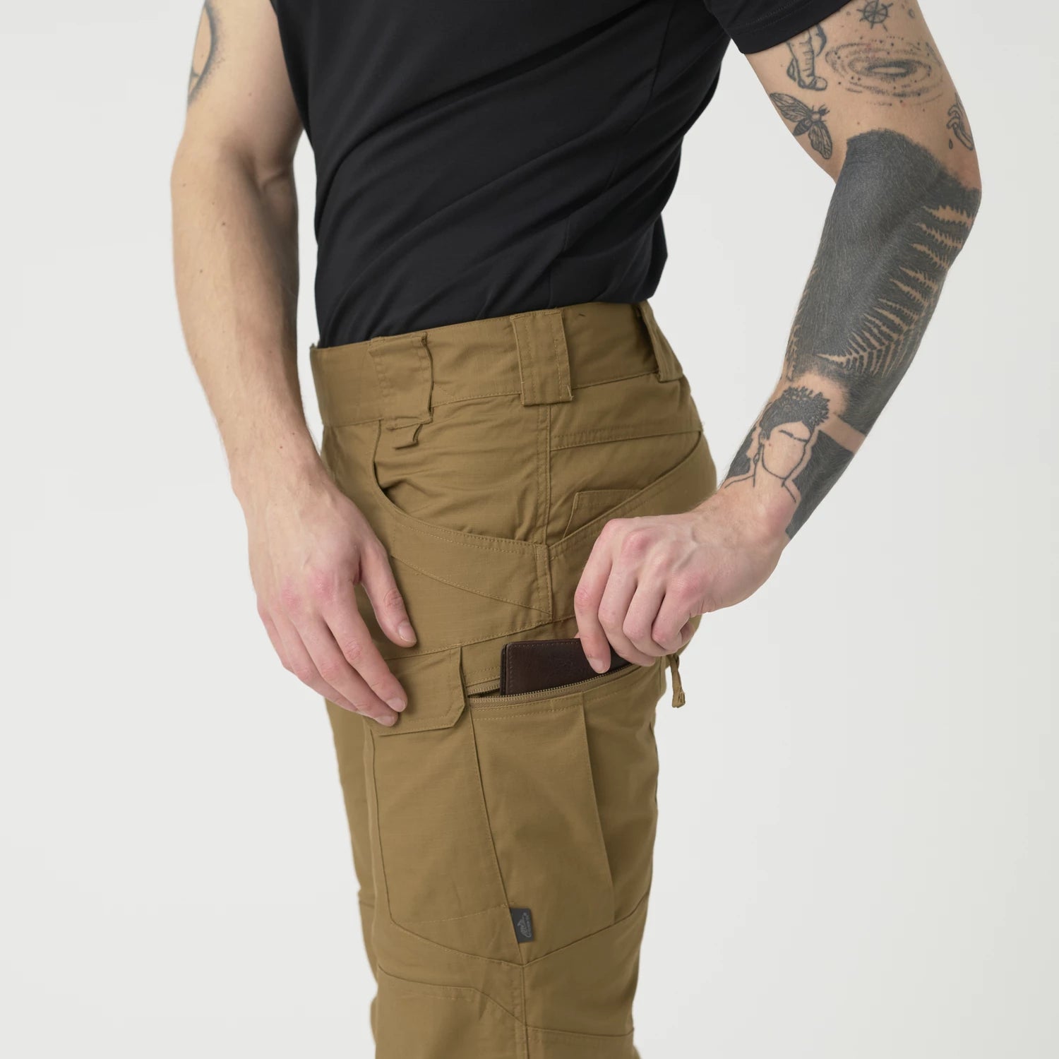 Helikon-Tex Urban Tactical nohavice Rip-Stop polycotton, Jungle Green – detail 6