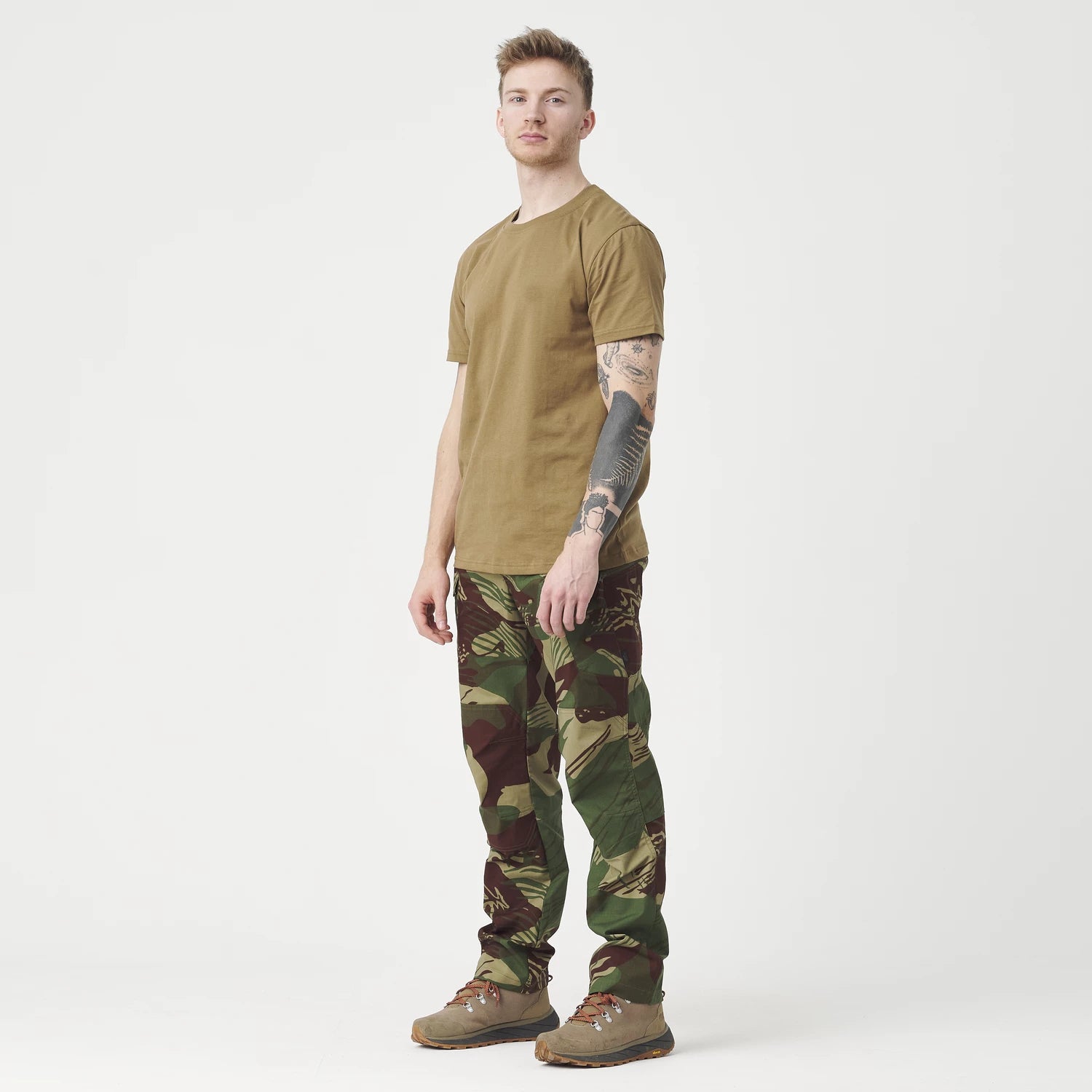 Helikon-Tex UTP nohavice taktické PolyCotton Stretch Ripstop, Desert Night Camo – detail 1