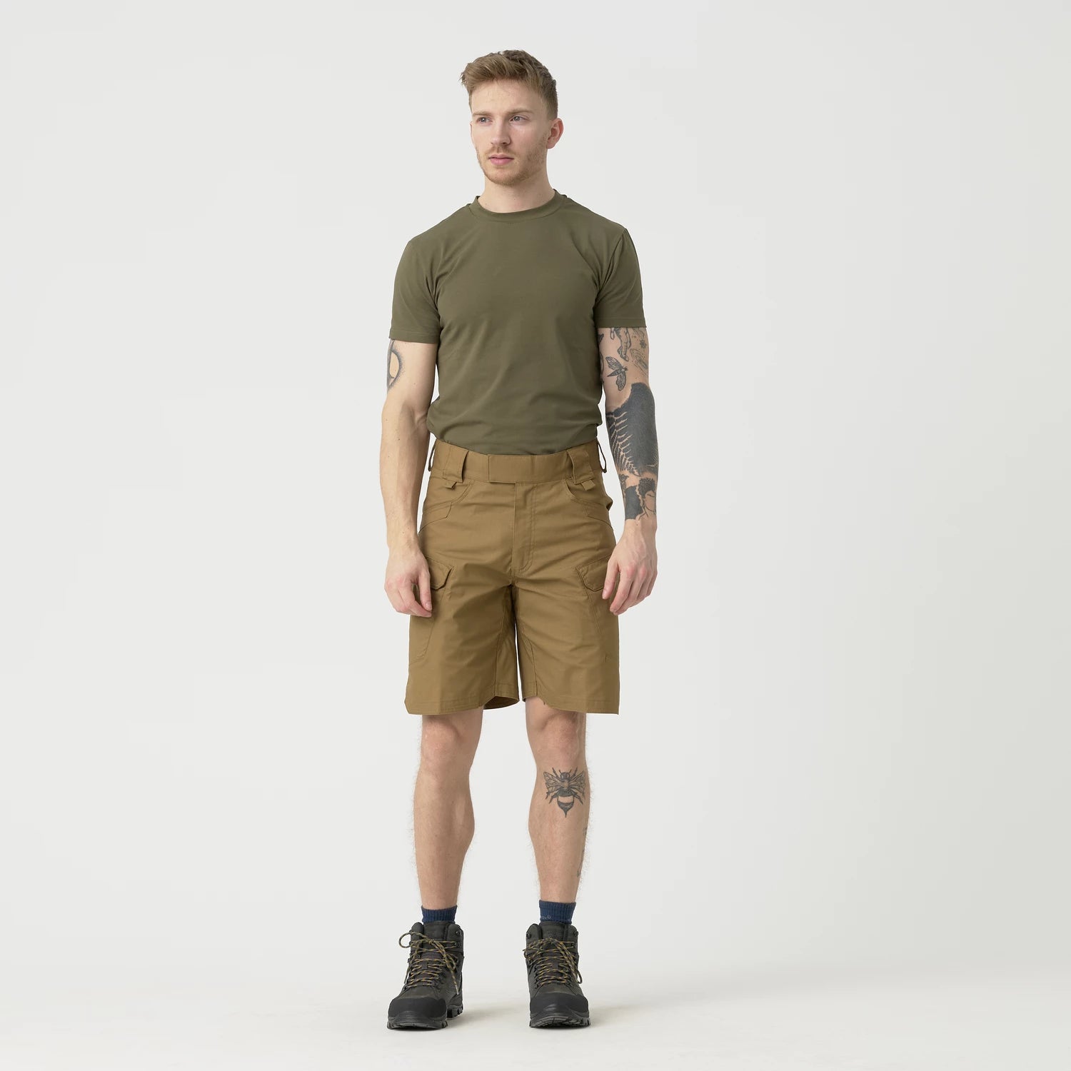 Helikon-Tex UTS krátke nohavice taktické 8.5" PolyCotton Ripstop, Adaptive Green – detail 1
