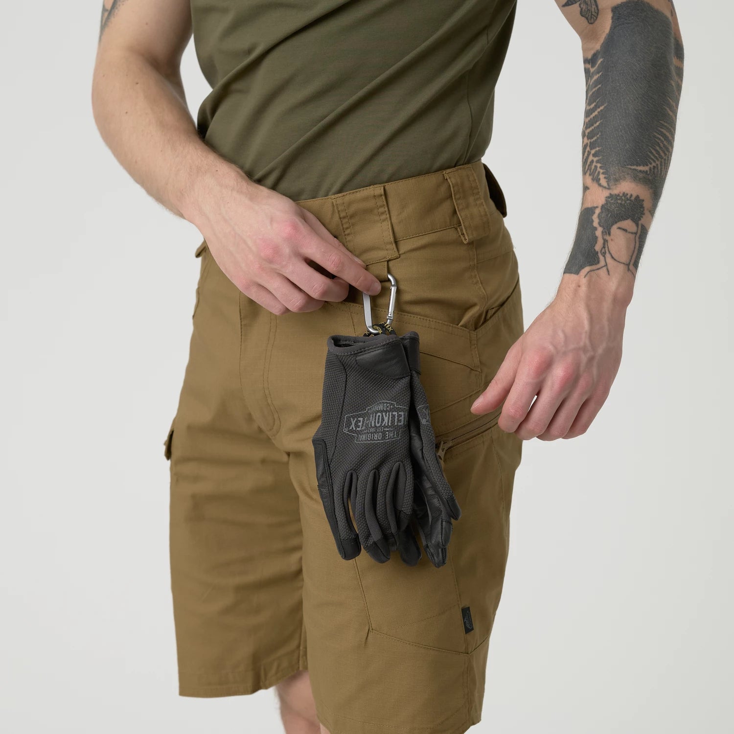 Helikon-Tex UTS krátke nohavice taktické 8.5" PolyCotton Ripstop, Adaptive Green – detail 3