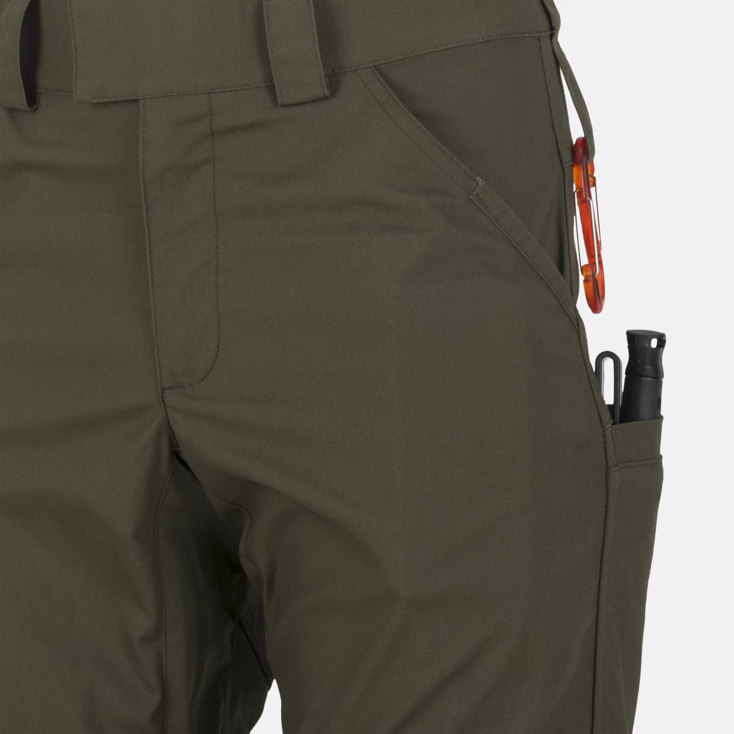 Helikon-Tex WOODSMAN nohavice, Taiga Green / Black – detail 4