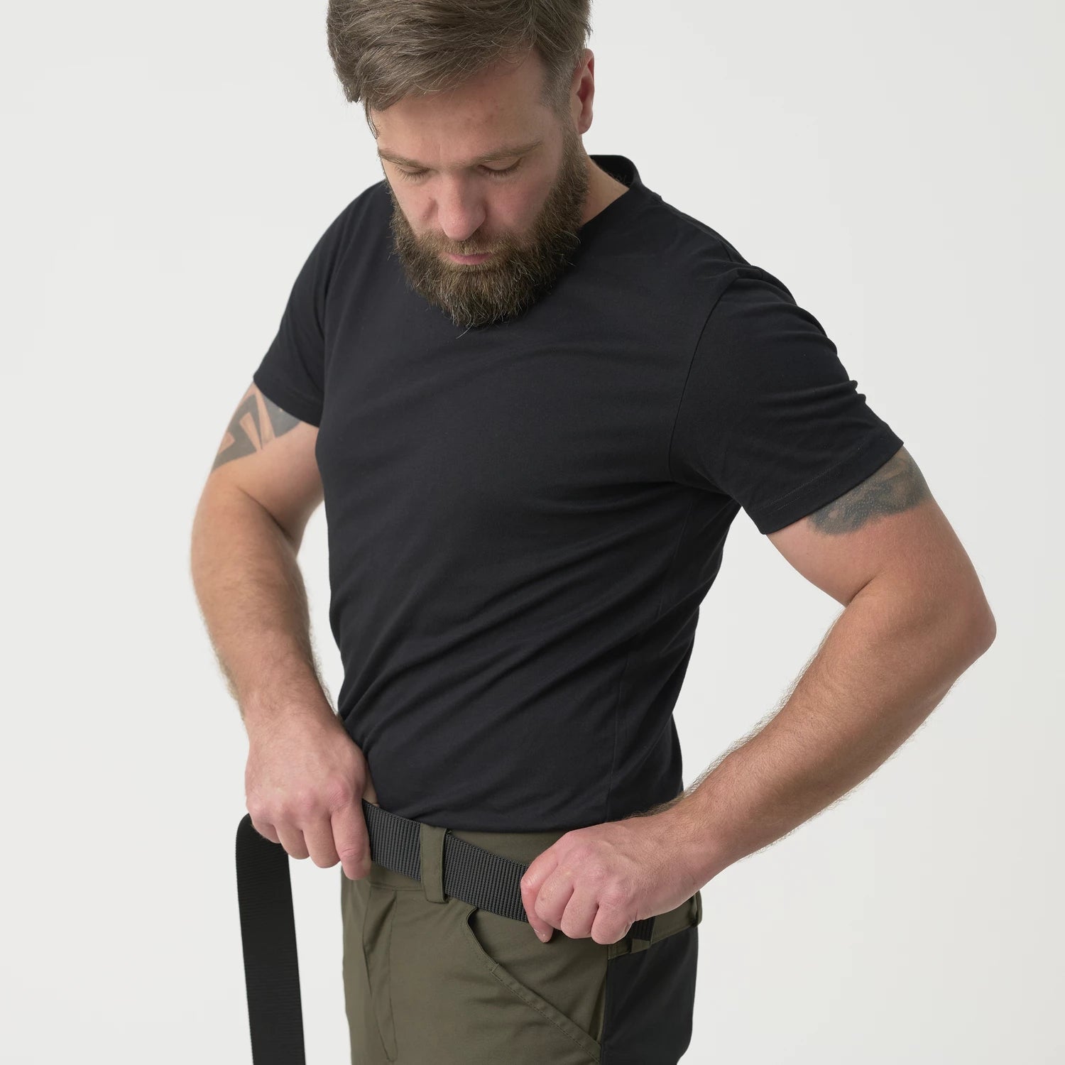 Helikon-Tex WOODSMAN nohavice, Taiga Green / Black – detail 5